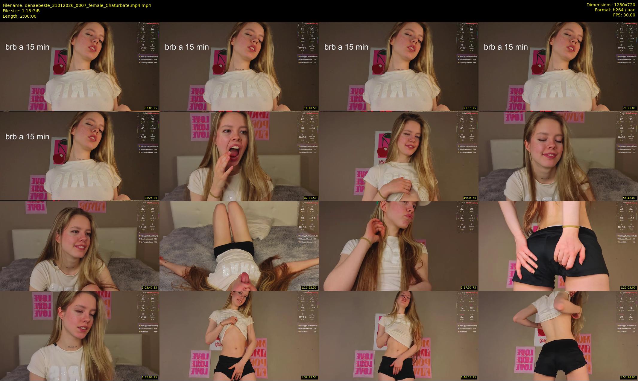 denaebeste — 120 minute Chaturbate female cam show recording, 720p, Jan 31, 2026