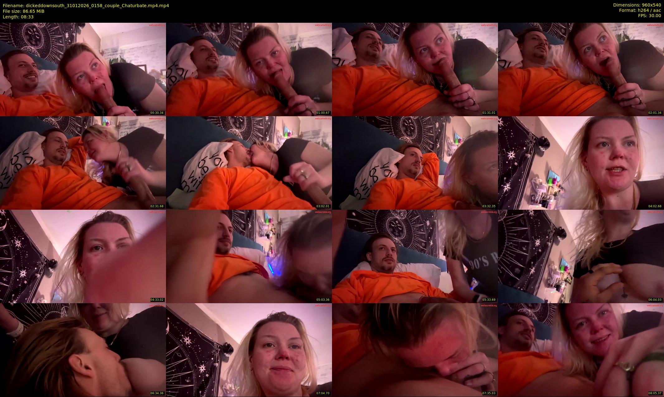 dickeddownsouth — 9 minute Chaturbate couple cam show recording, 480p, Jan 31, 2026