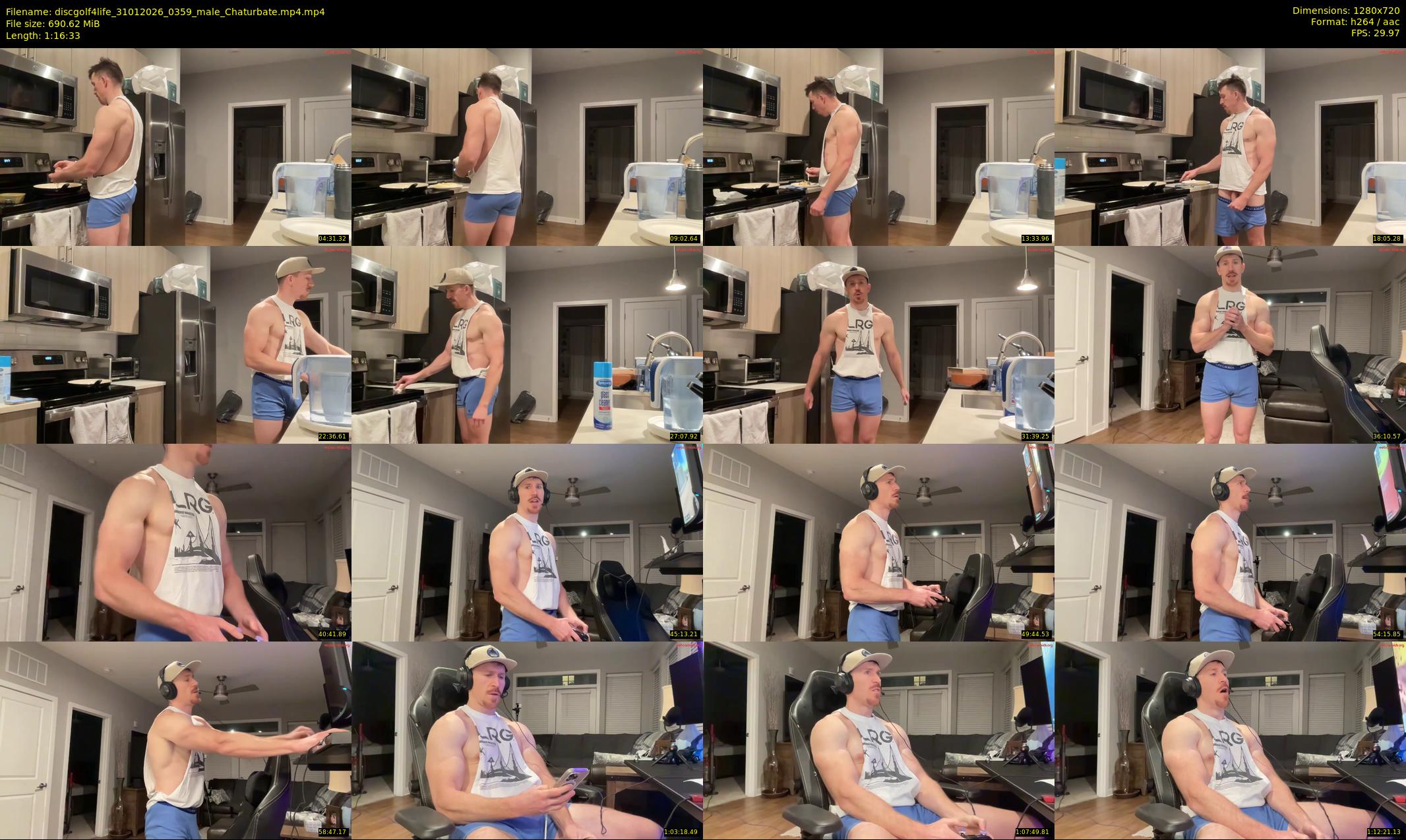 discgolf4life — 77 minute Chaturbate male cam show recording, 720p, Jan 31, 2026