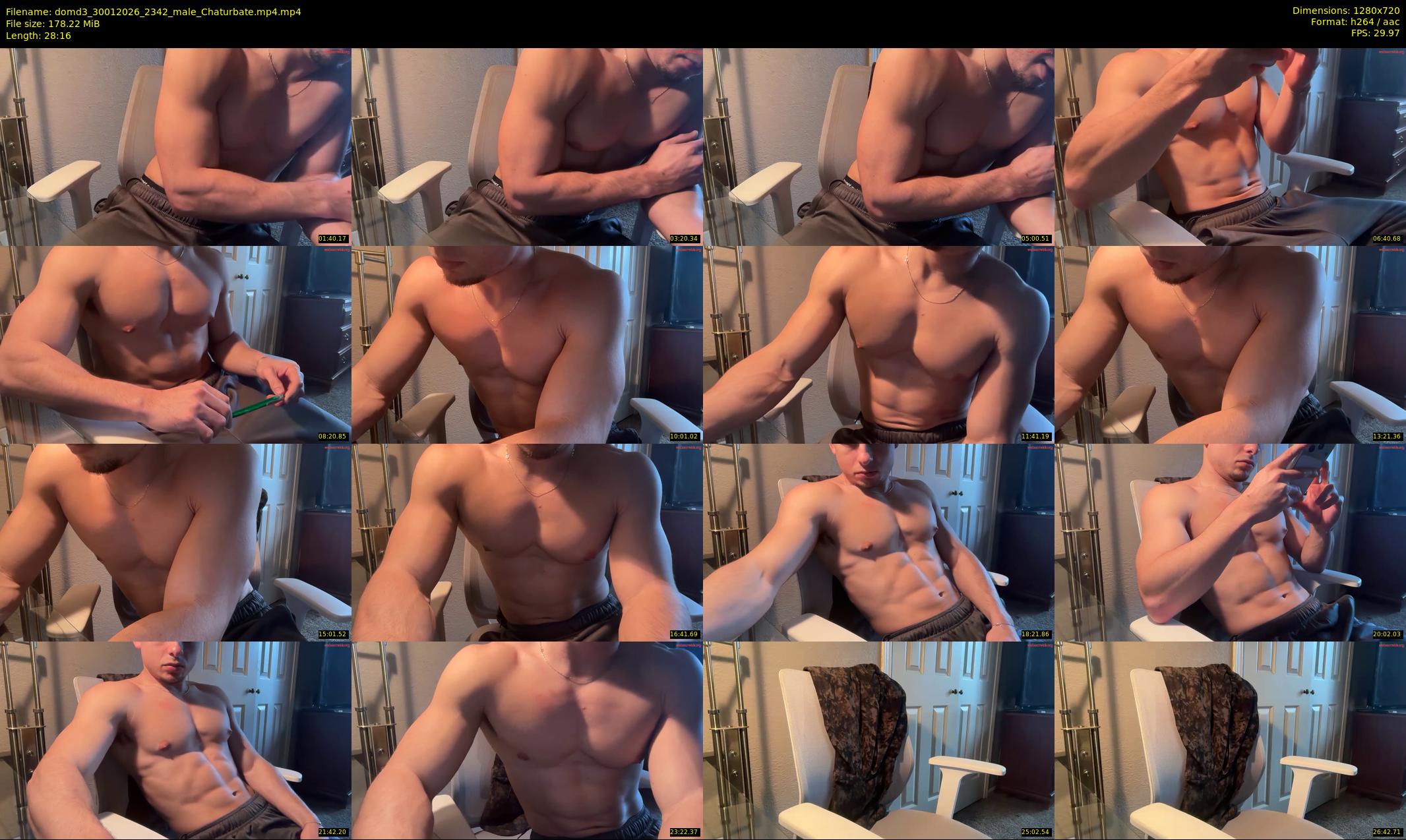 domd3 — 29 minute Chaturbate male cam show recording, 720p, Jan 30, 2026