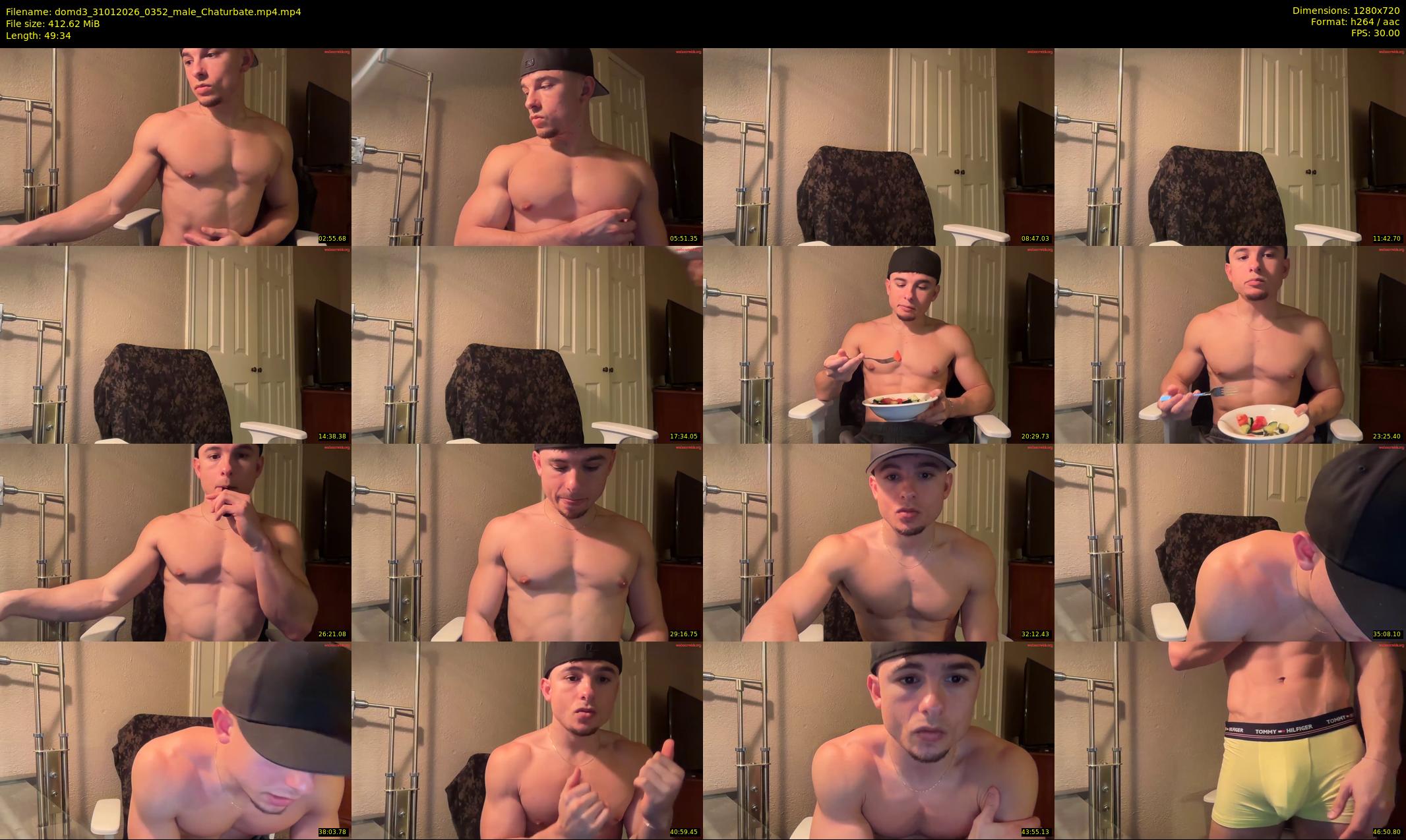 domd3 — 50 minute Chaturbate male cam show recording, 720p, Jan 31, 2026