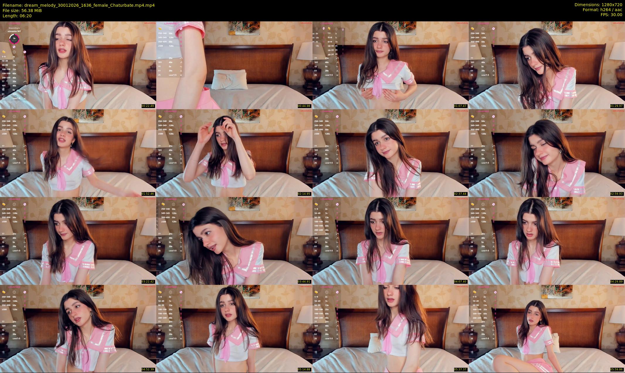 dream_melody — 7 minute Chaturbate female cam show recording, 720p, Jan 30, 2026
