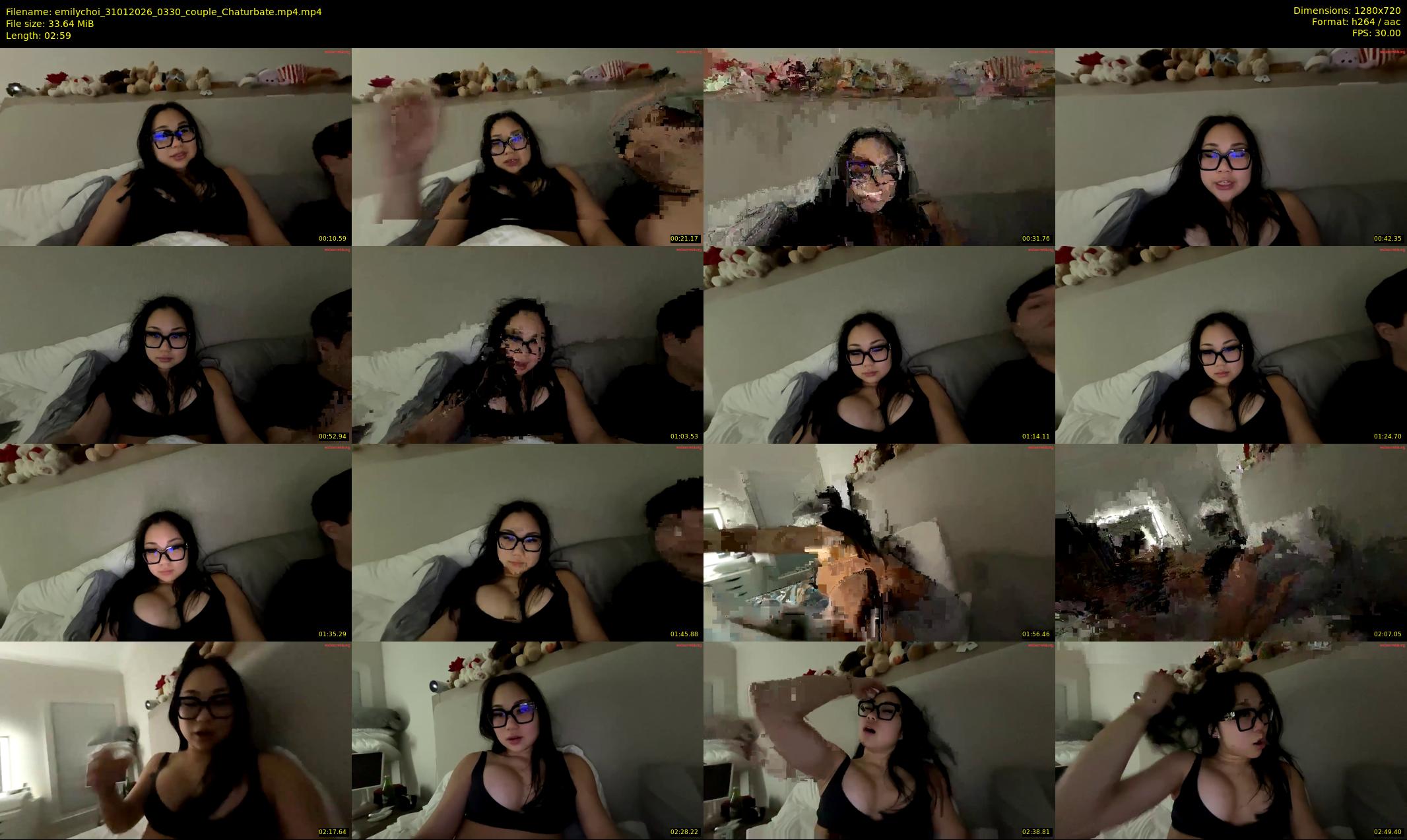 emilychoi — 3 minute Chaturbate female cam show recording, 720p, Jan 31, 2026