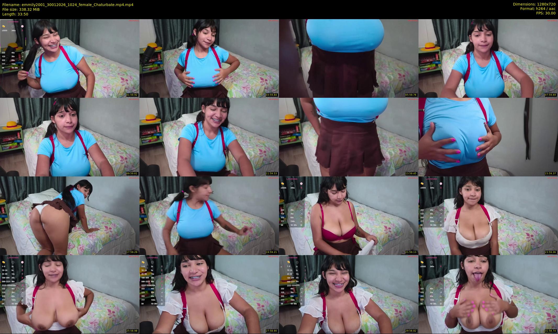 emmily2001 — 34 minute Chaturbate female cam show recording, 720p, Jan 30, 2026