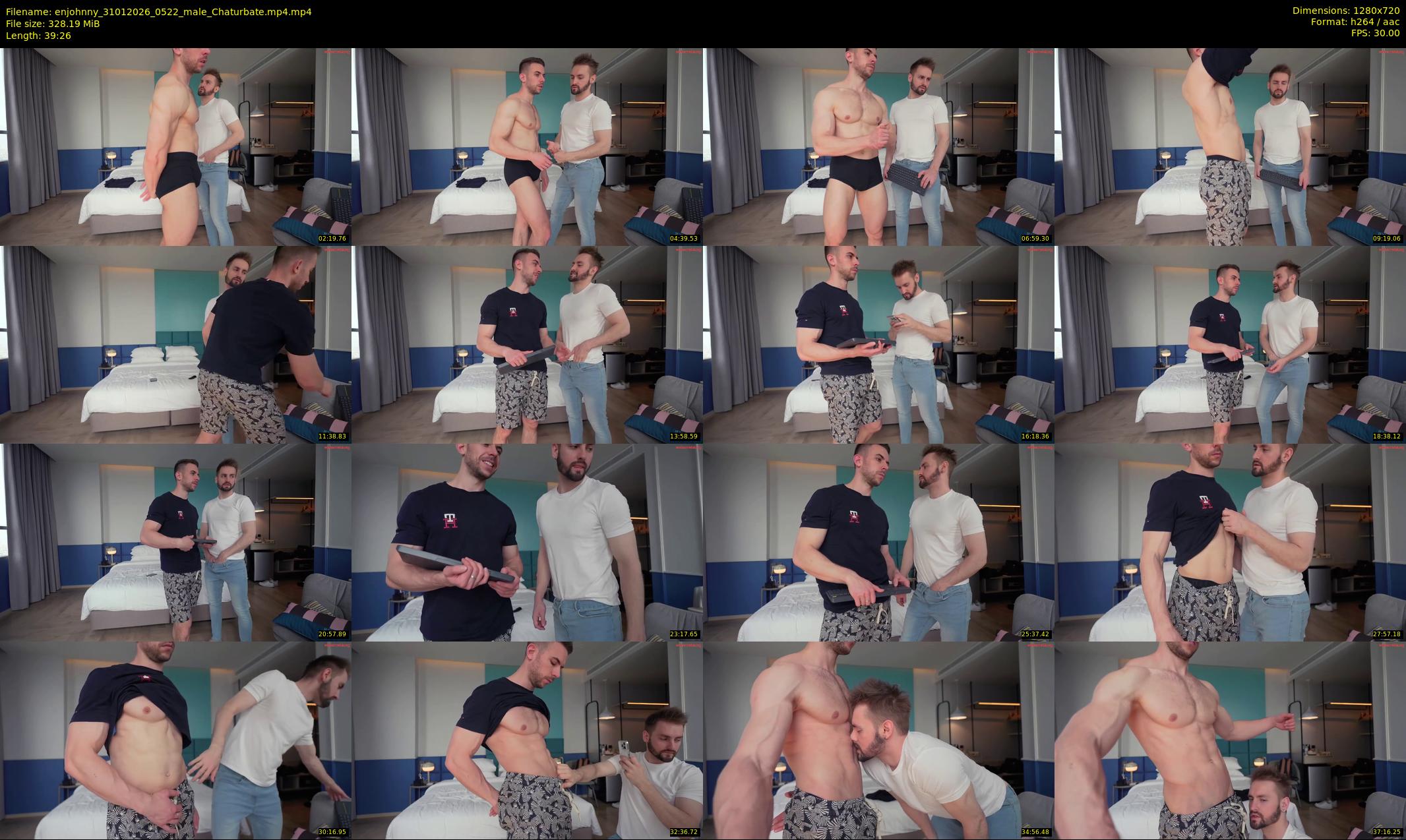enjohnny — 40 minute Chaturbate male cam show recording, 720p, Jan 31, 2026
