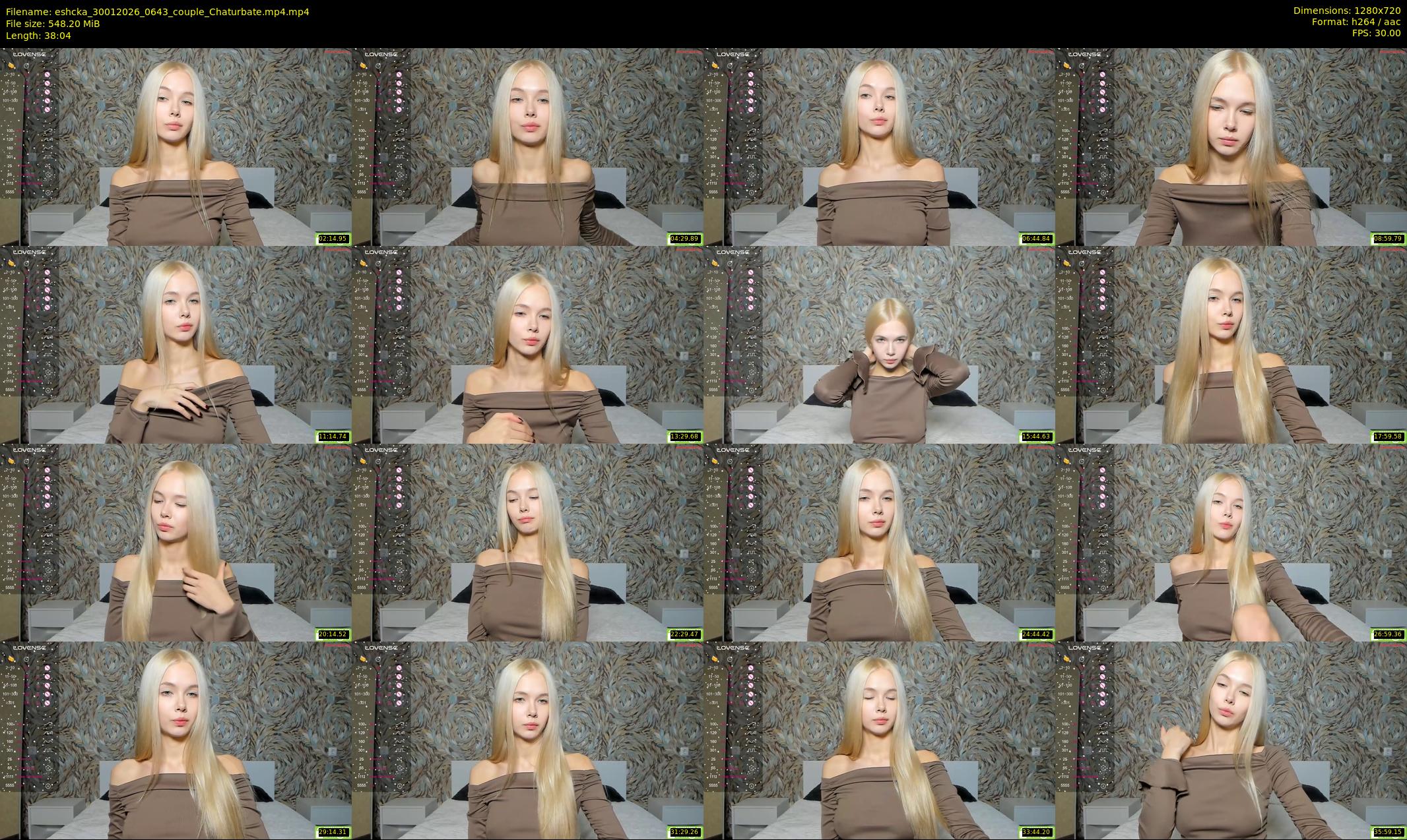 eshcka — 39 minute Chaturbate couple cam show recording, 720p, Jan 30, 2026
