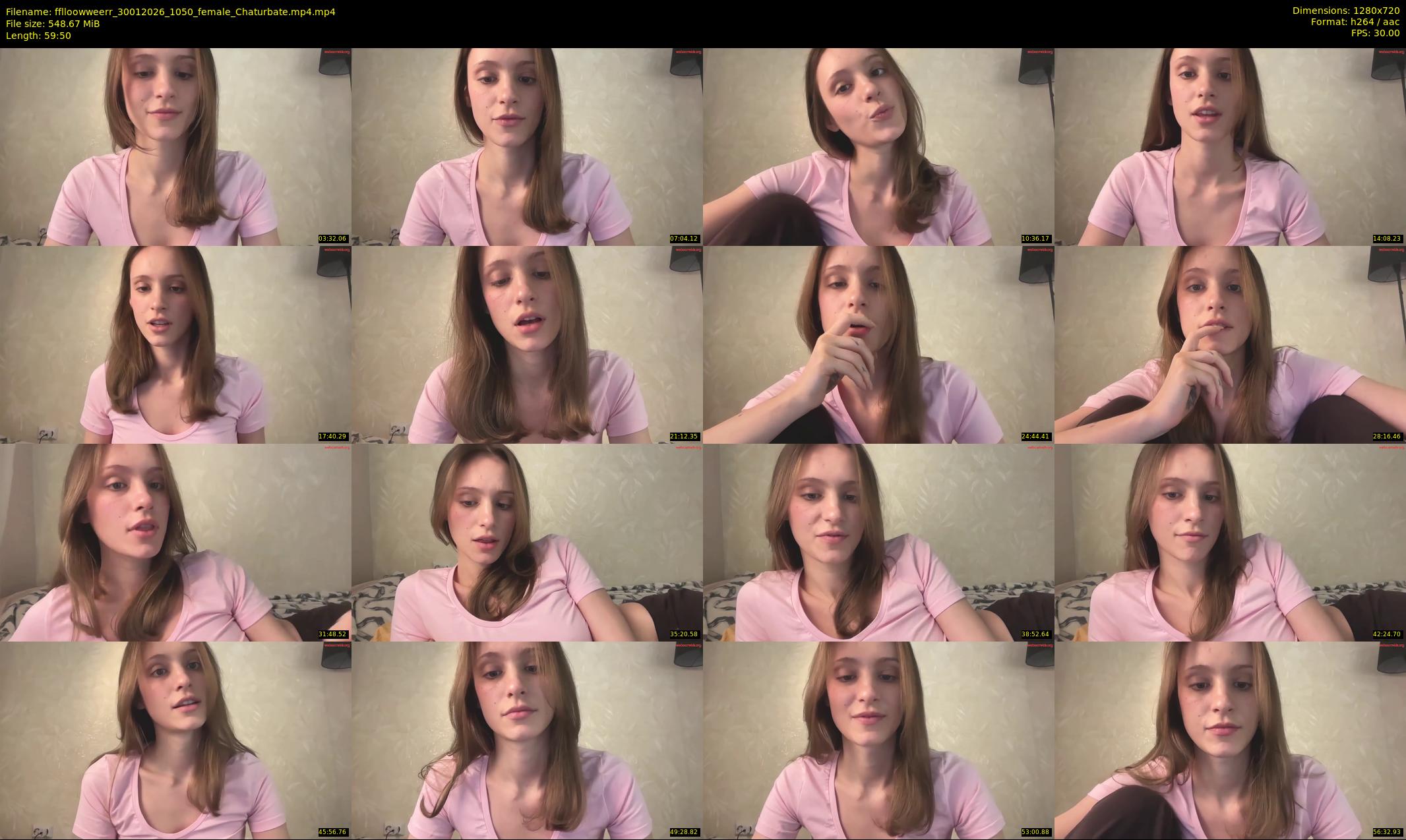 fflloowweerr — 60 minute Chaturbate couple cam show recording, 720p, Jan 30, 2026
