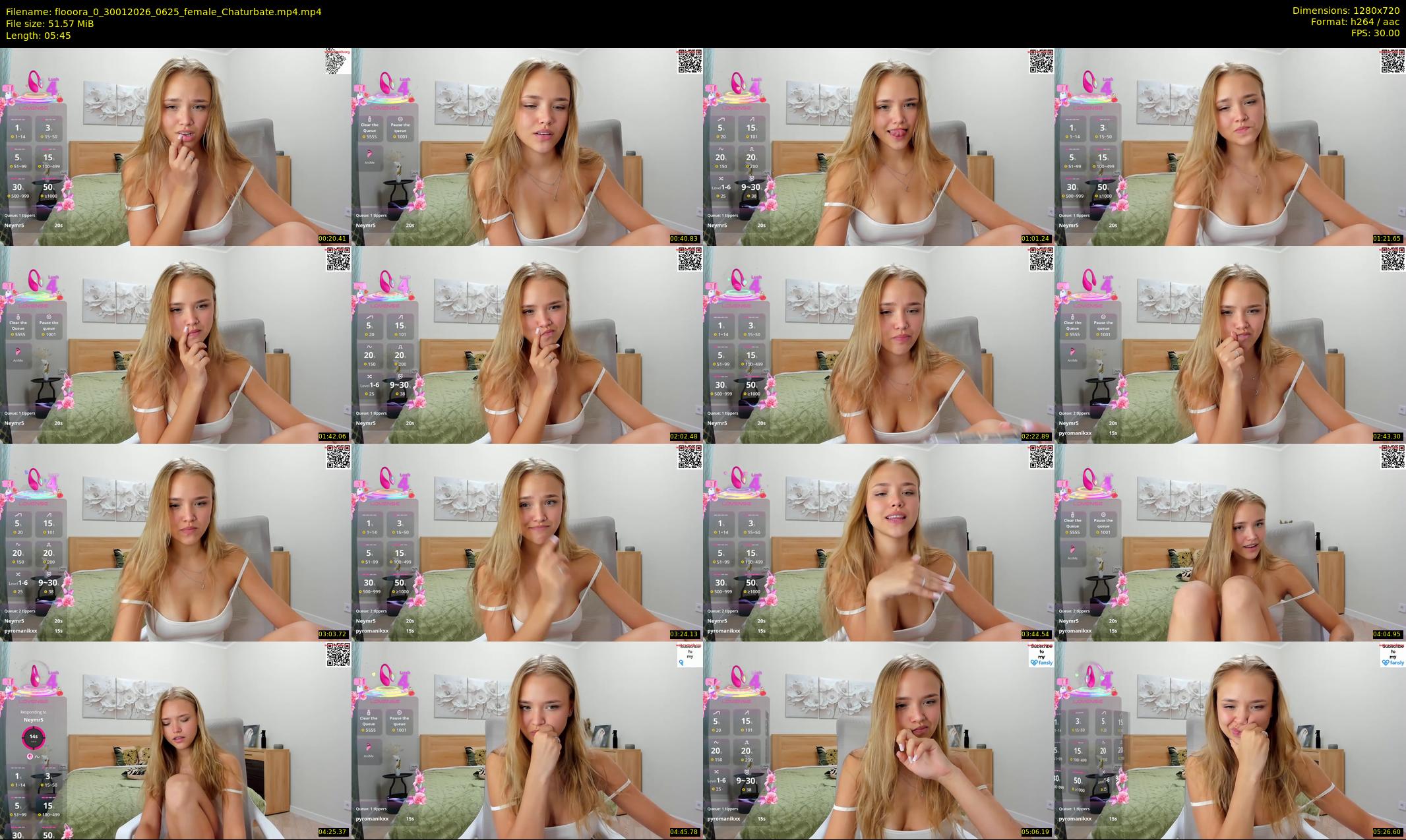flooora_0 — 6 minute Chaturbate couple cam show recording, 720p, Jan 30, 2026