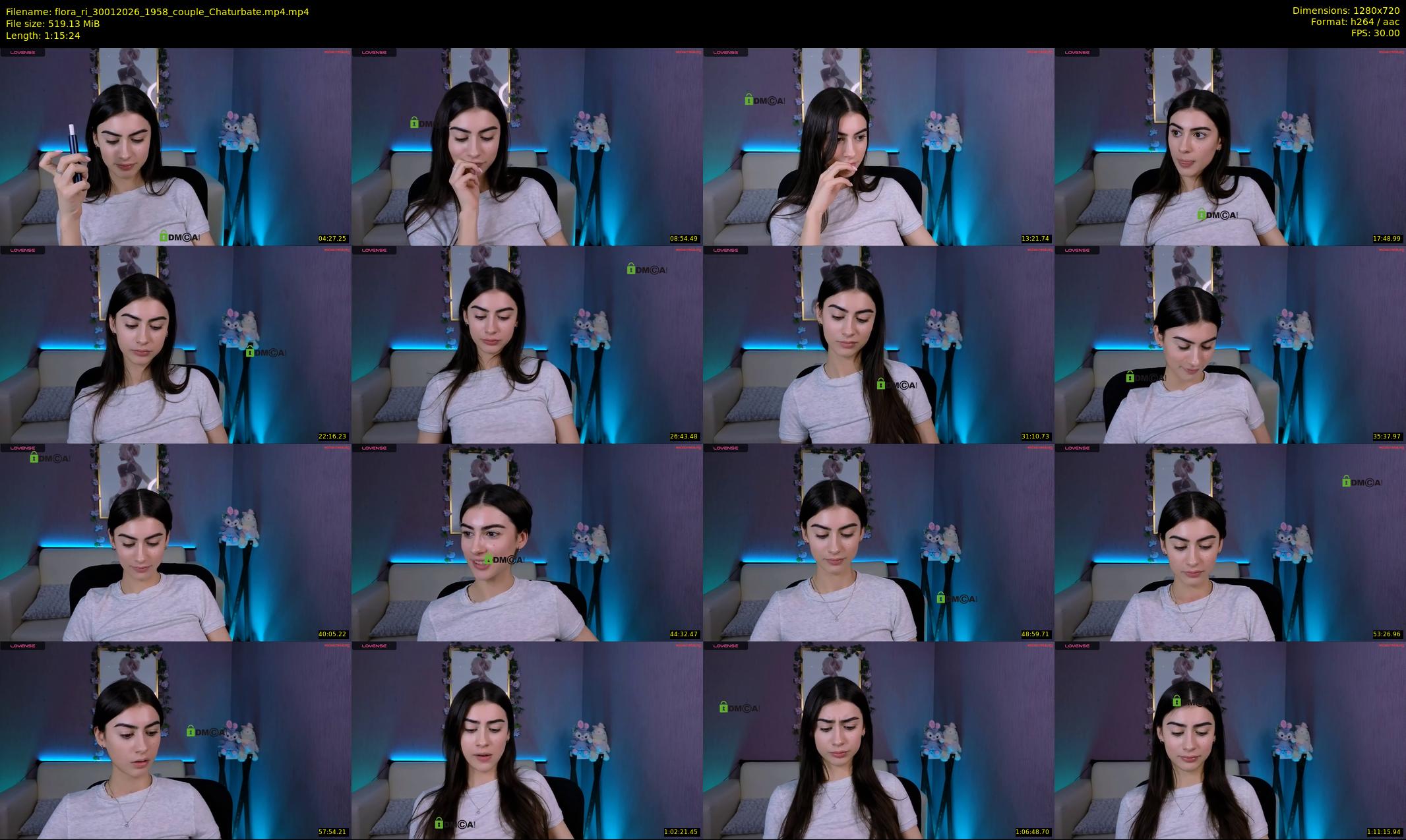 flora_ri — 76 minute Chaturbate female cam show recording, 720p, Jan 30, 2026