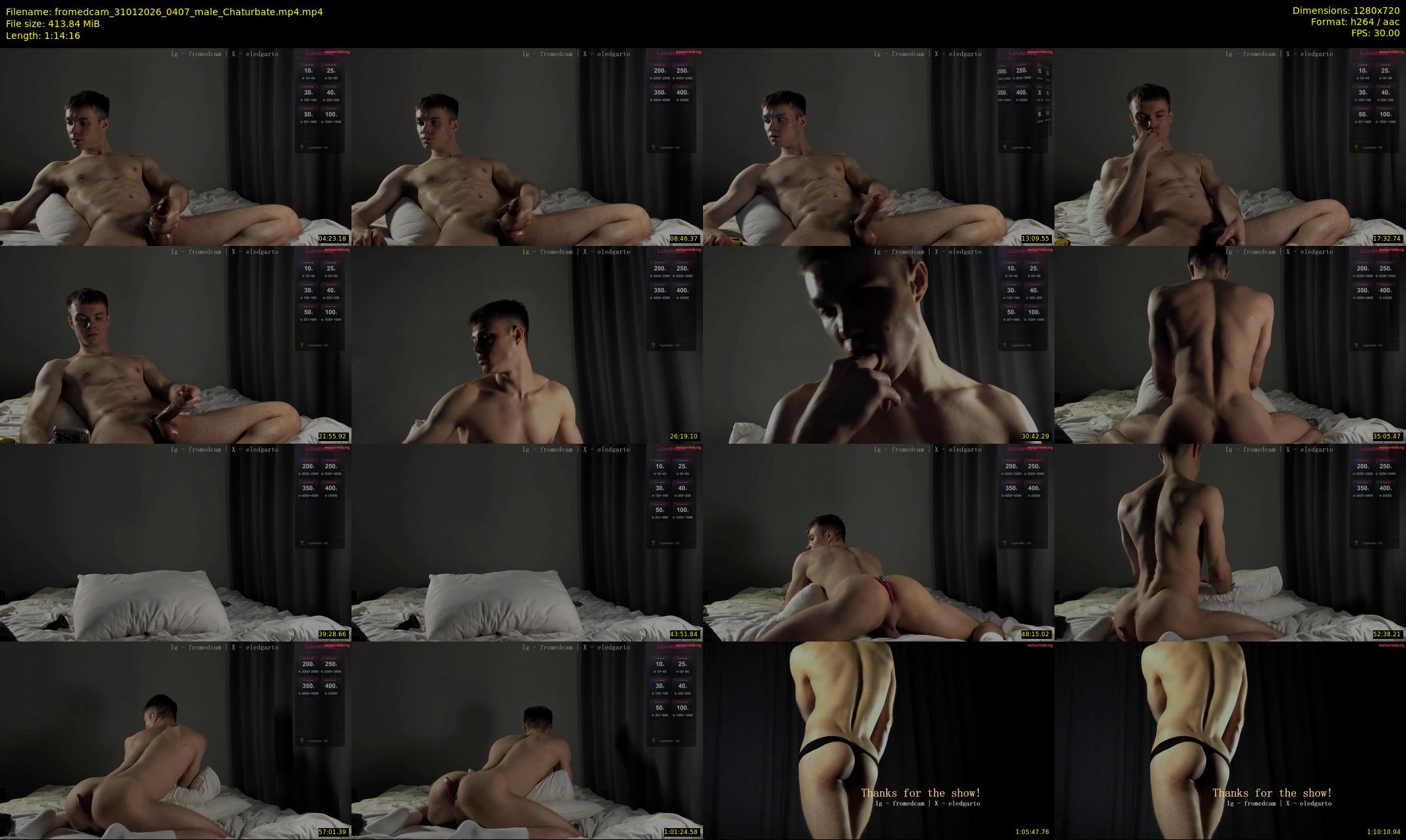 fromedcam — 75 minute Chaturbate male cam show recording, 720p, Jan 31, 2026