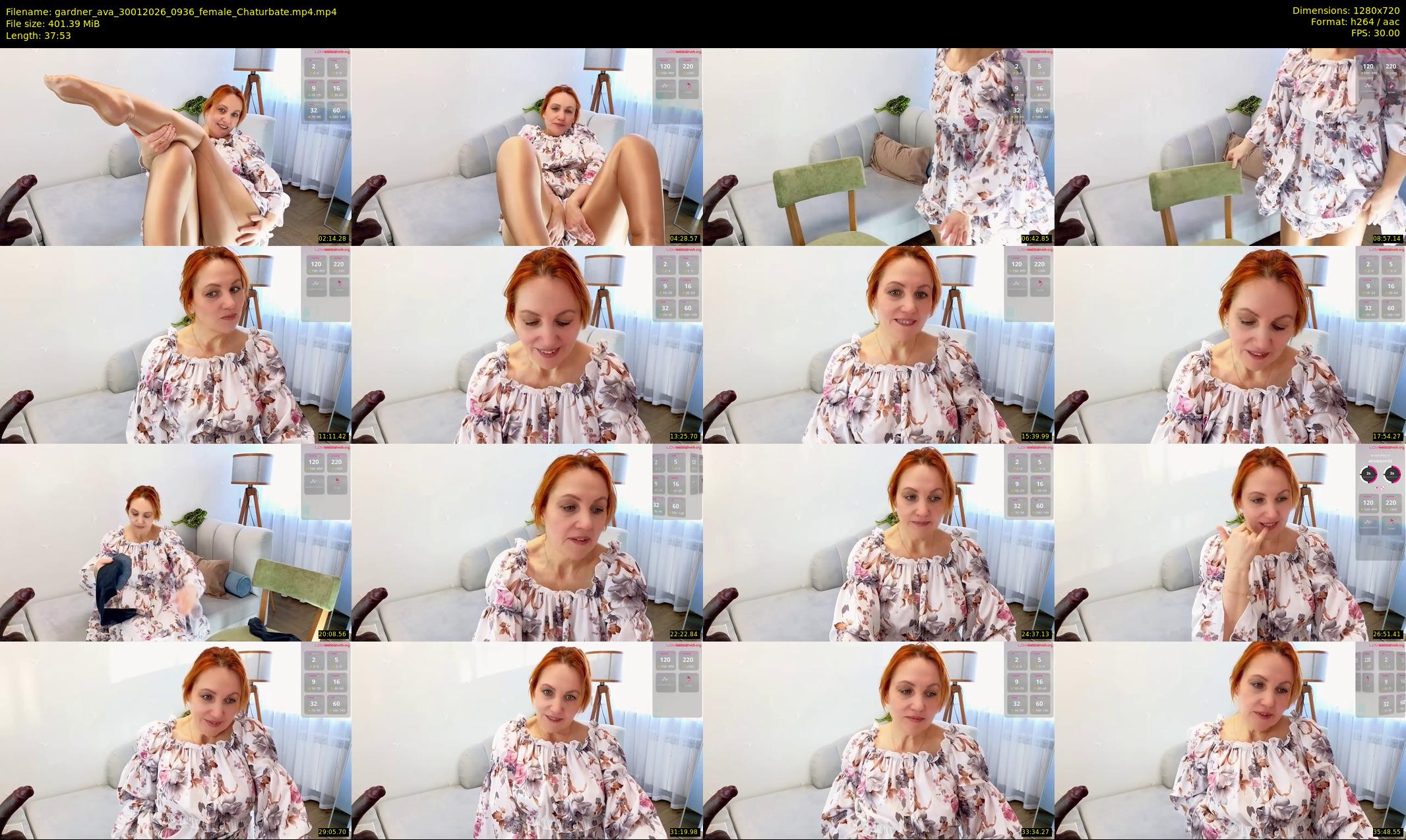 gardner_ava — 38 minute Chaturbate female cam show recording, 720p, Jan 30, 2026