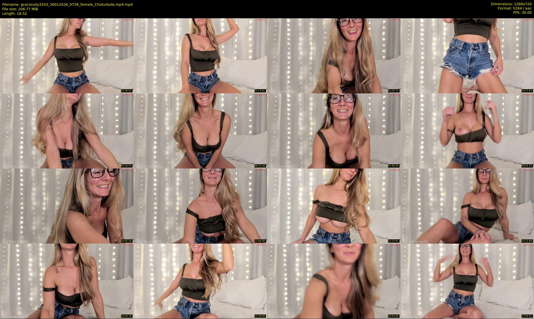 graciously3333 — 19 minute Chaturbate female cam show recording, 720p, Jan 30, 2026