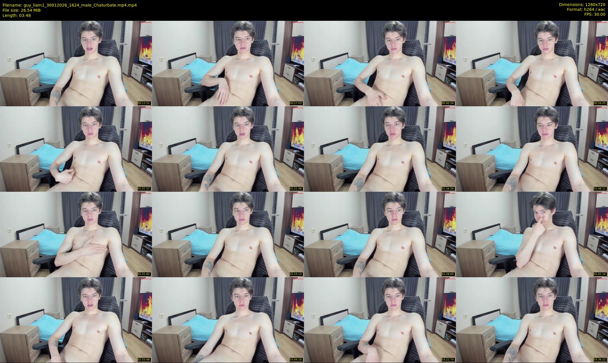 guy_liam1 — 4 minute Chaturbate male cam show recording, 720p, Jan 30, 2026