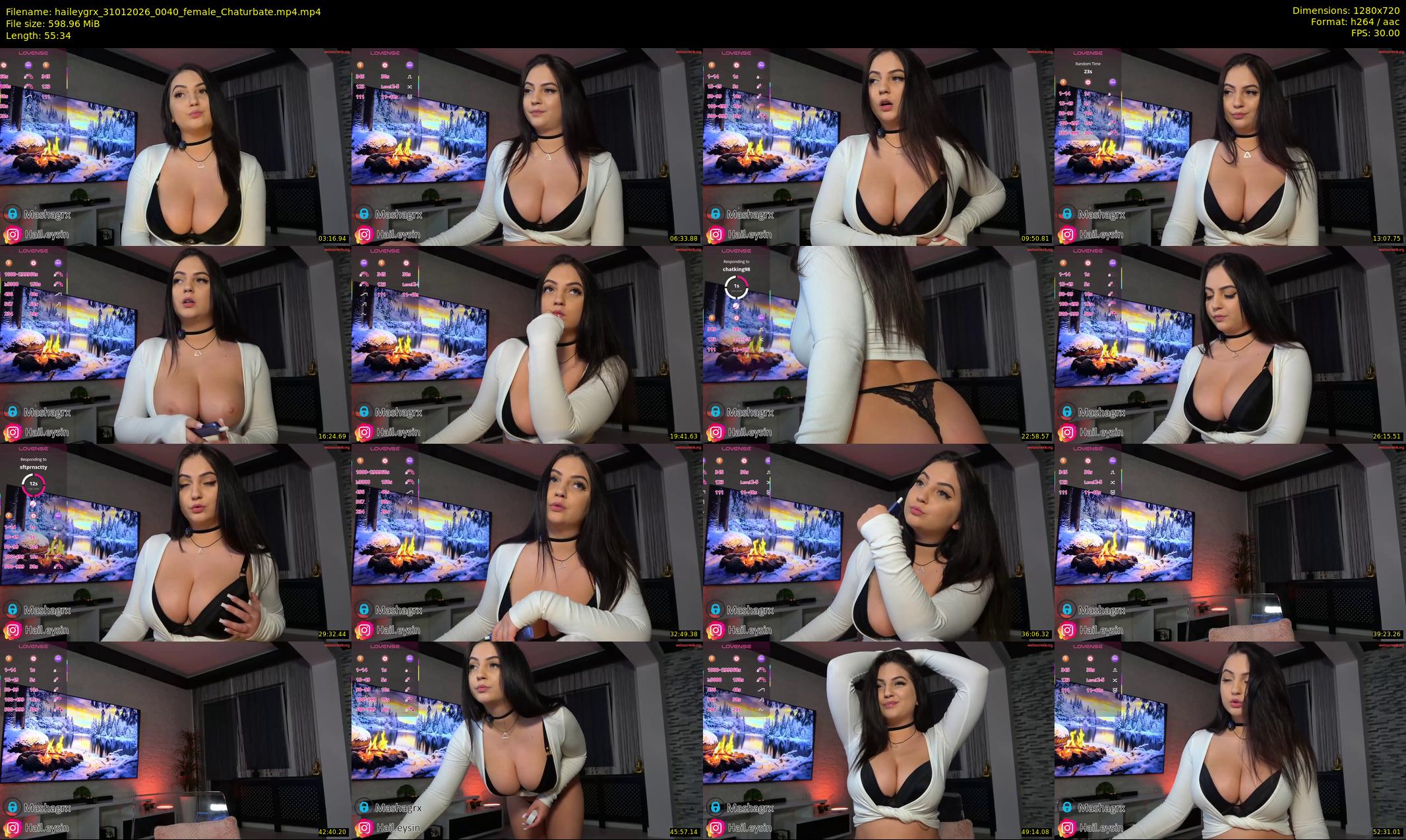 haileygrx — 56 minute Chaturbate female cam show recording, 720p, Jan 31, 2026