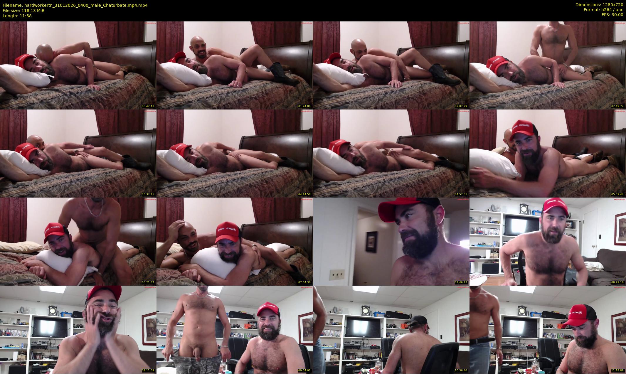 hardworkertn — 12 minute Chaturbate male cam show recording, 720p, Jan 31, 2026