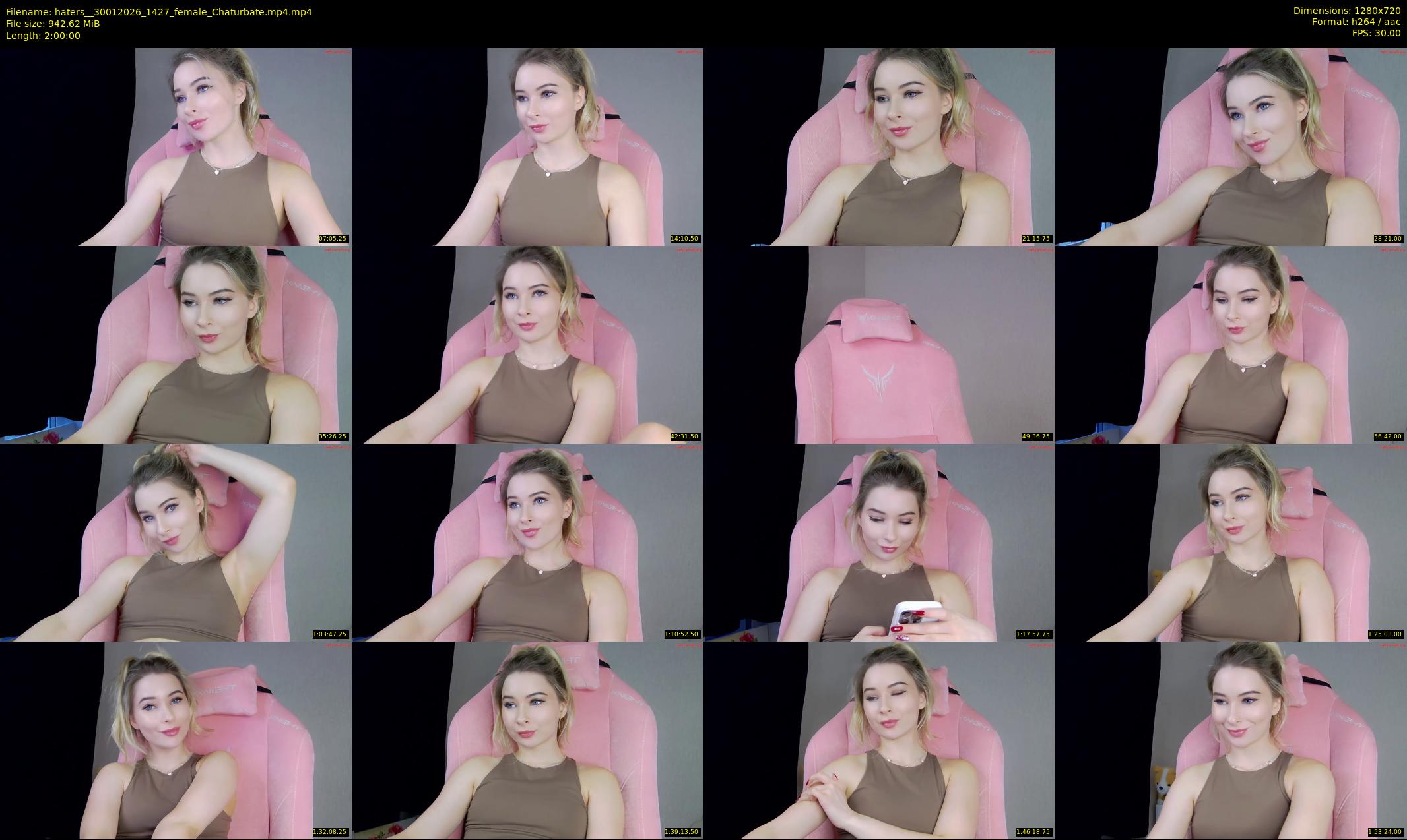 haters_ — 120 minute Chaturbate female cam show recording, 720p, Jan 30, 2026