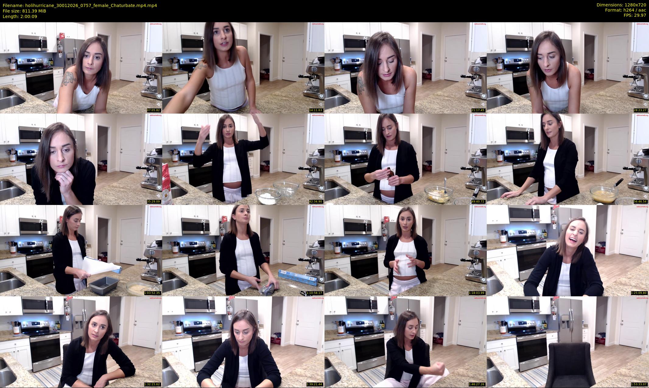 holihurricane — 121 minute Chaturbate female cam show recording, 720p, Jan 30, 2026