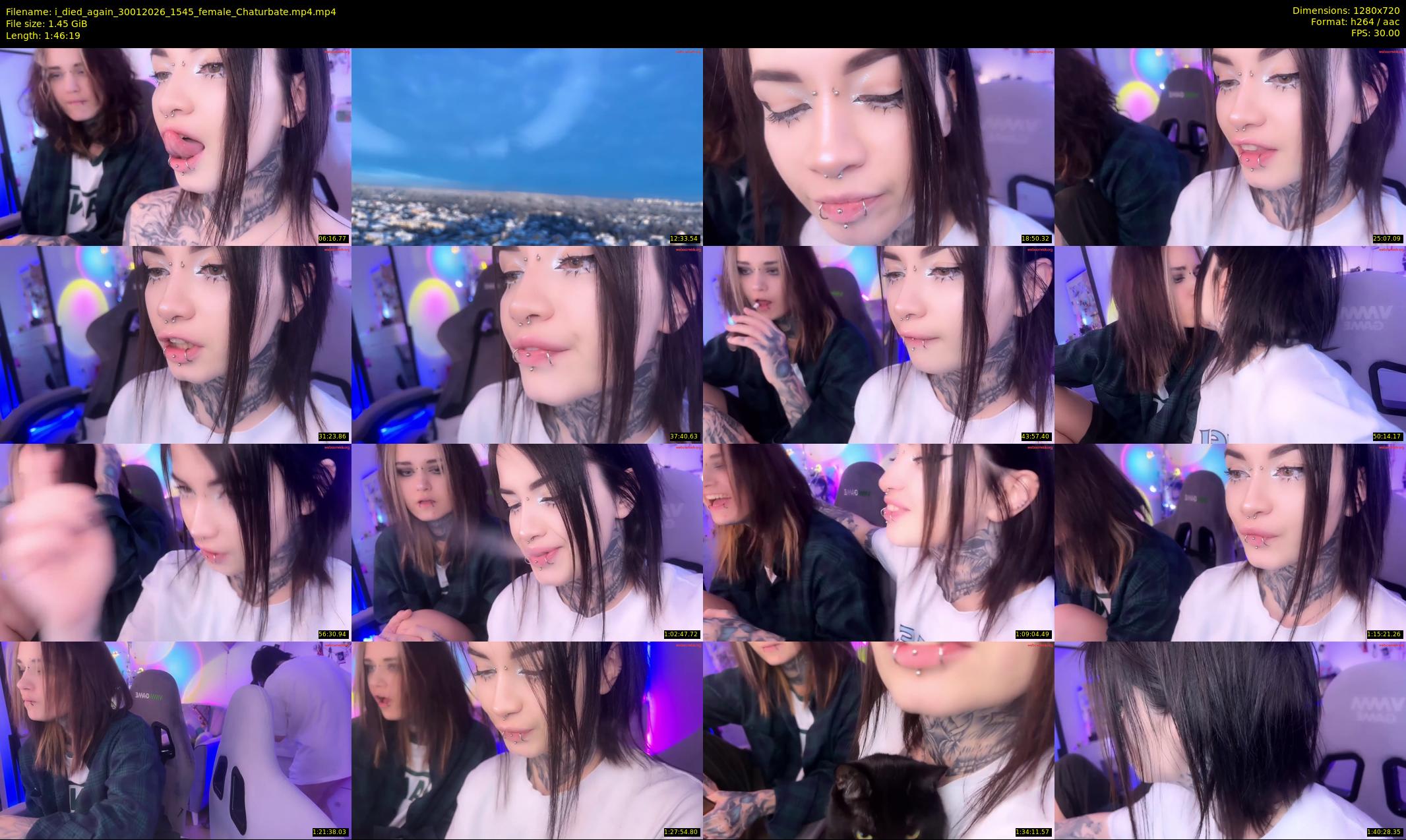 i_died_again — 107 minute Chaturbate female cam show recording, 720p, Jan 30, 2026