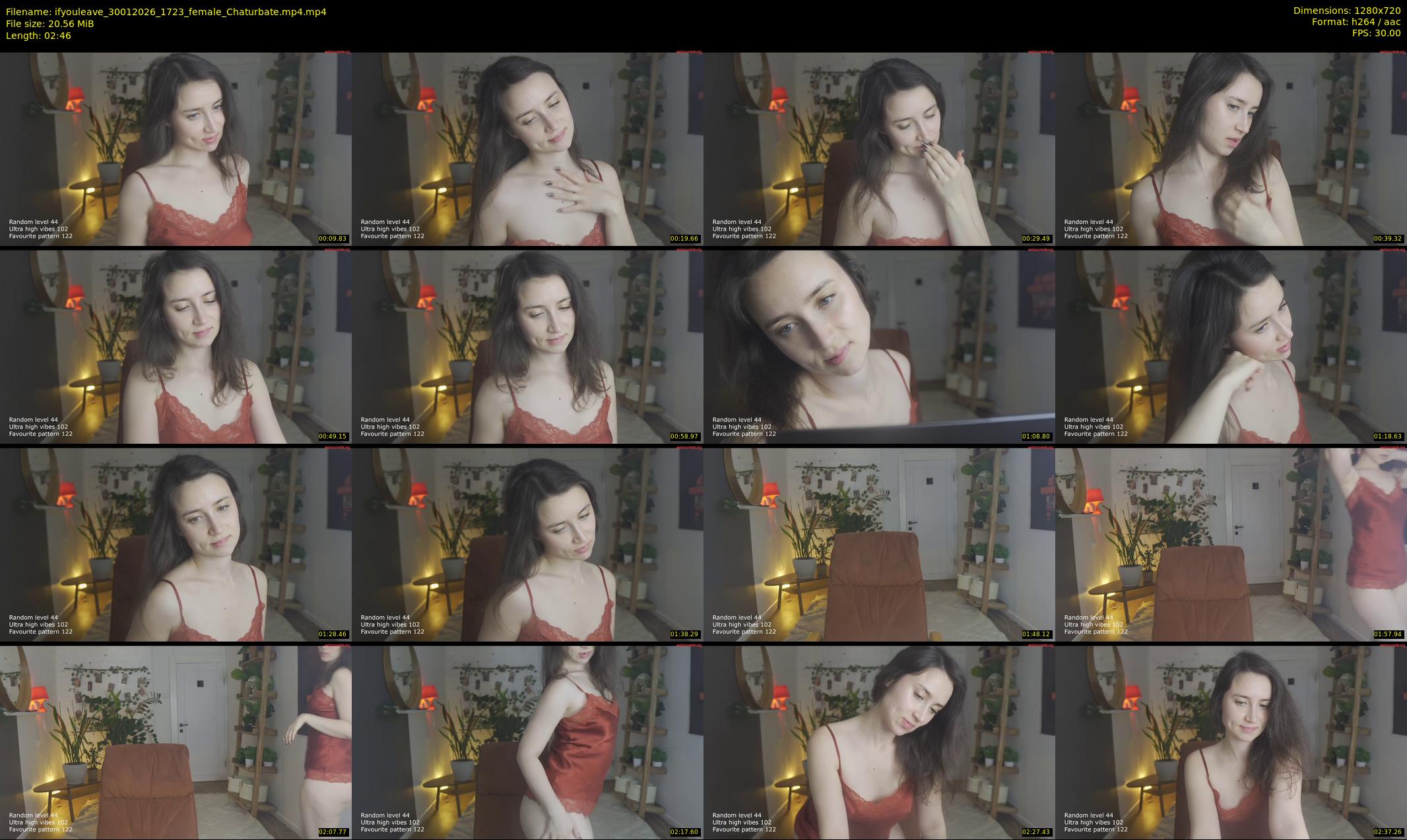 ifyouleave — 3 minute Chaturbate female cam show recording, 720p, Jan 30, 2026