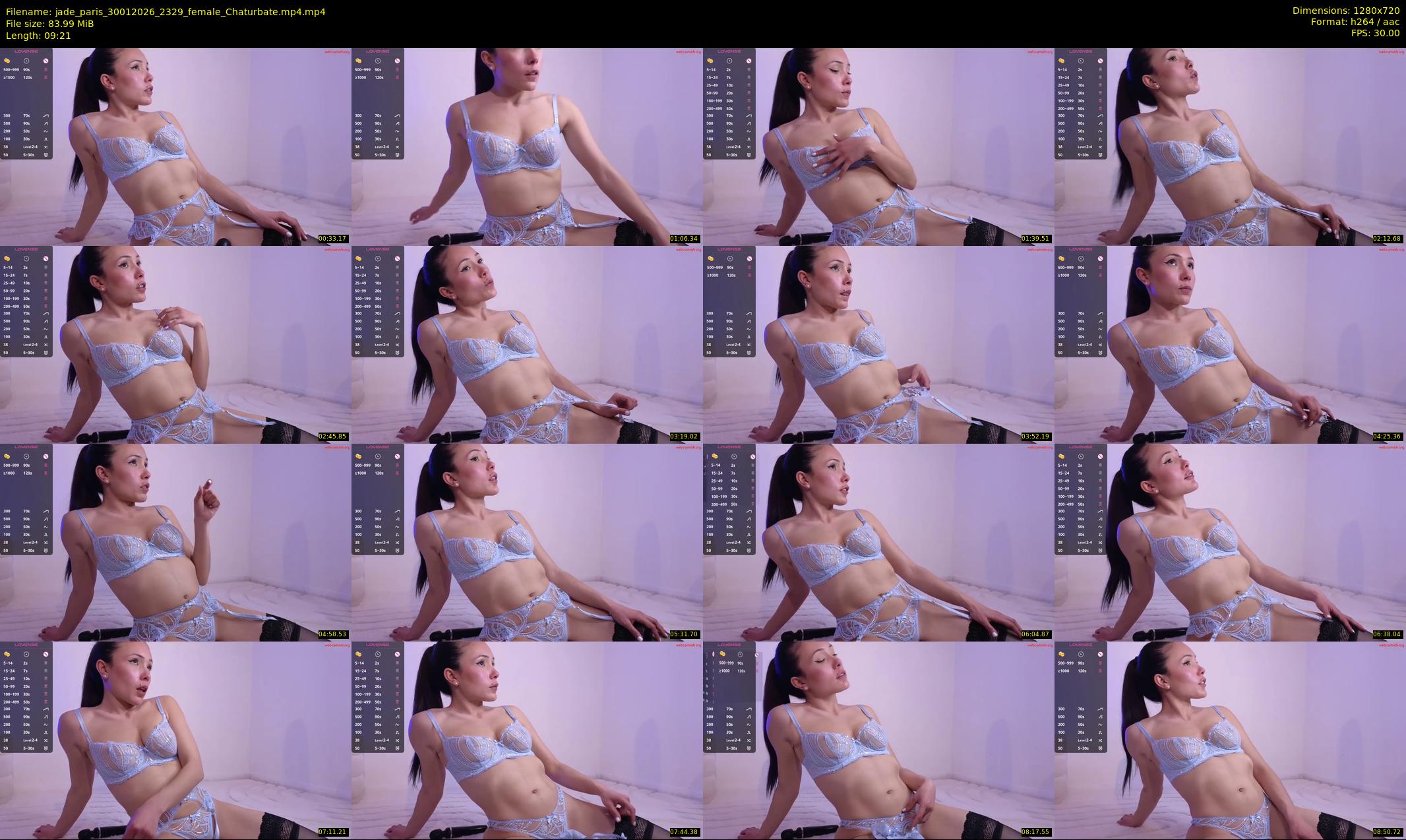 jade_paris — 10 minute Chaturbate female cam show recording, 720p, Jan 30, 2026