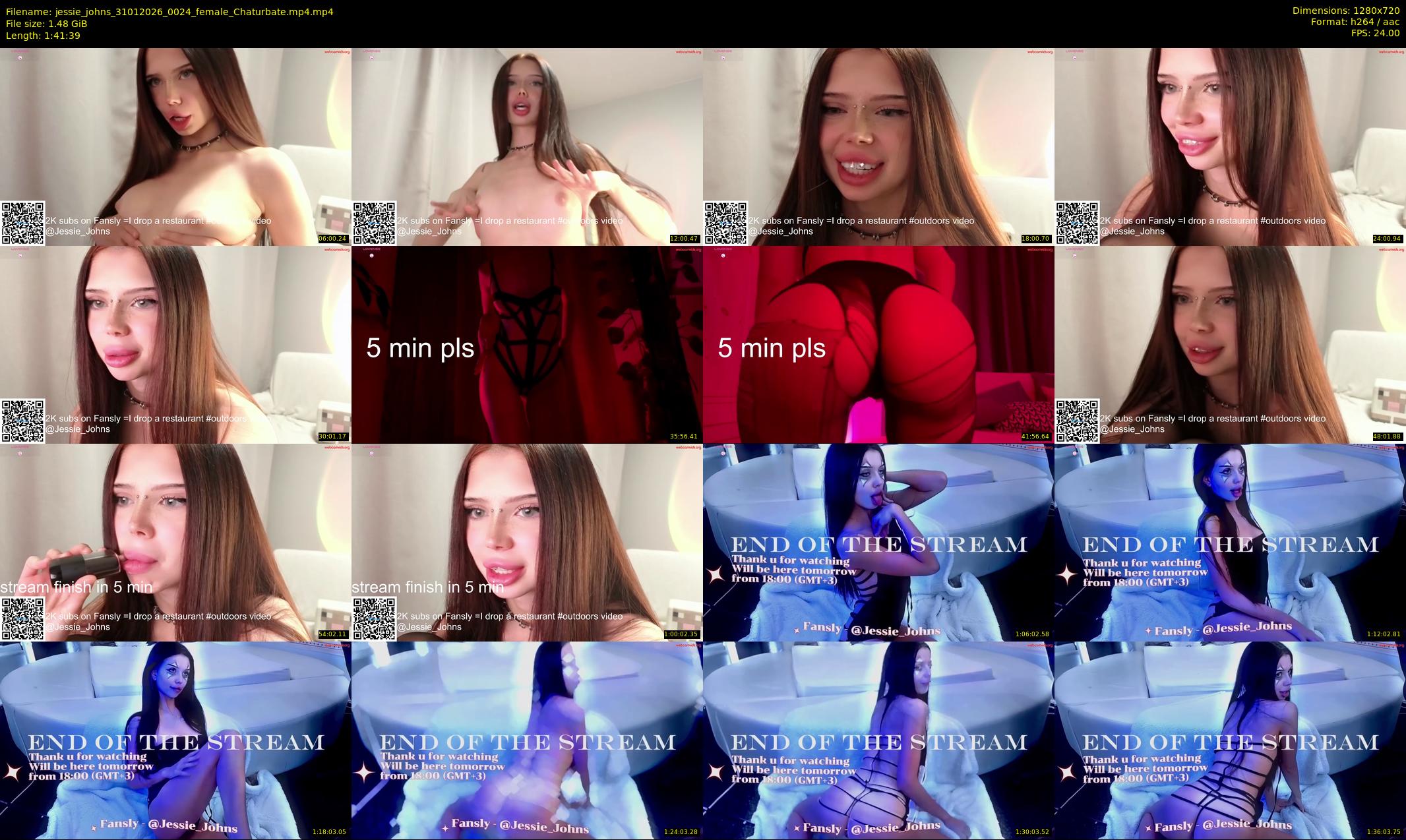 jessie_johns — 102 minute Chaturbate female cam show recording, 720p, Jan 31, 2026