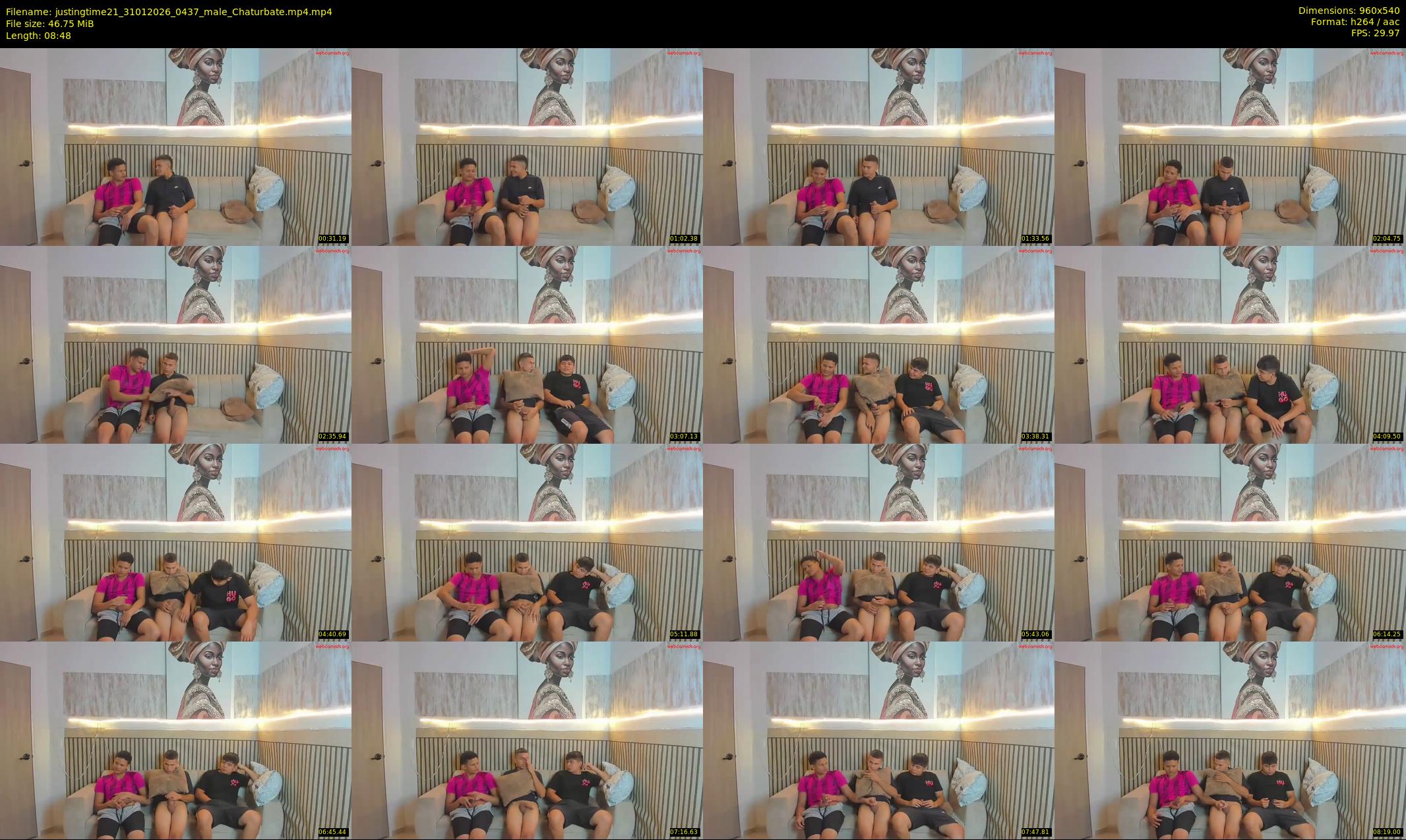 justingtime21 — 9 minute Chaturbate male cam show recording, 480p, Jan 31, 2026