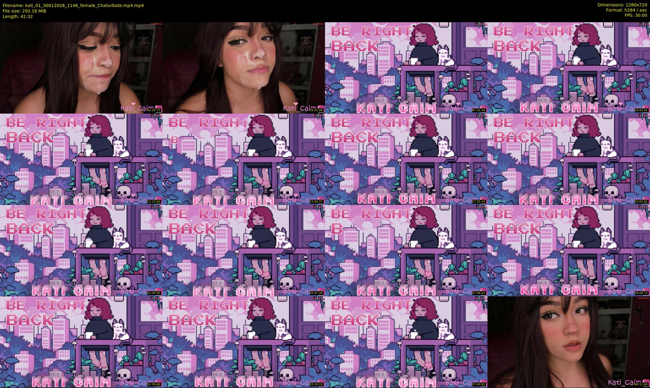 kati_01 — 43 minute Chaturbate female cam show recording, 720p, Jan 30, 2026
