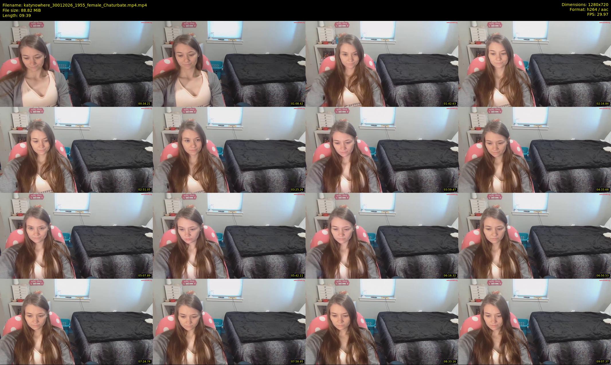 katynowhere — 10 minute Chaturbate female cam show recording, 720p, Jan 30, 2026