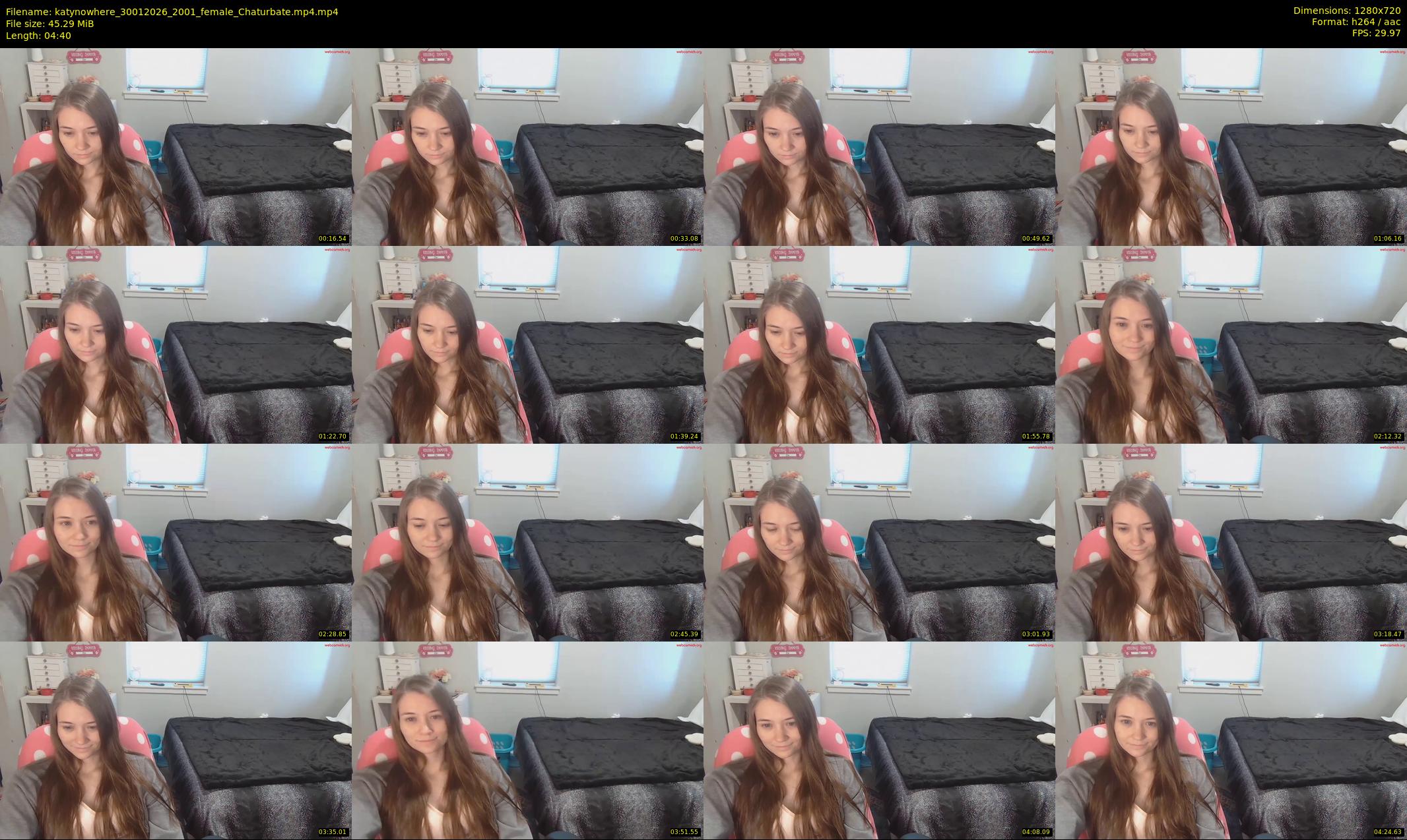 katynowhere — 5 minute Chaturbate female cam show recording, 720p, Jan 30, 2026