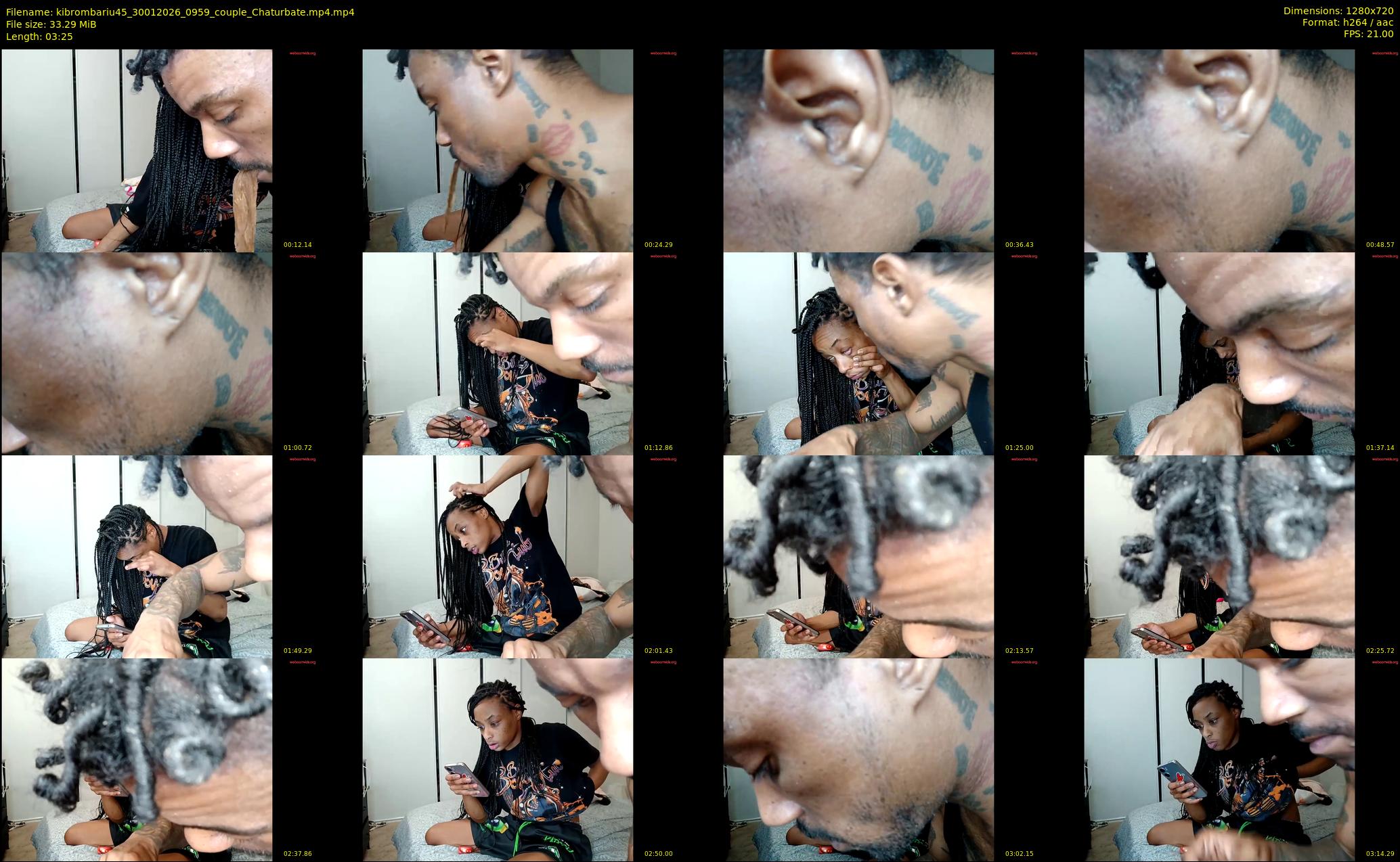 kibrombariu45 — 4 minute Chaturbate couple cam show recording, 720p, Jan 30, 2026