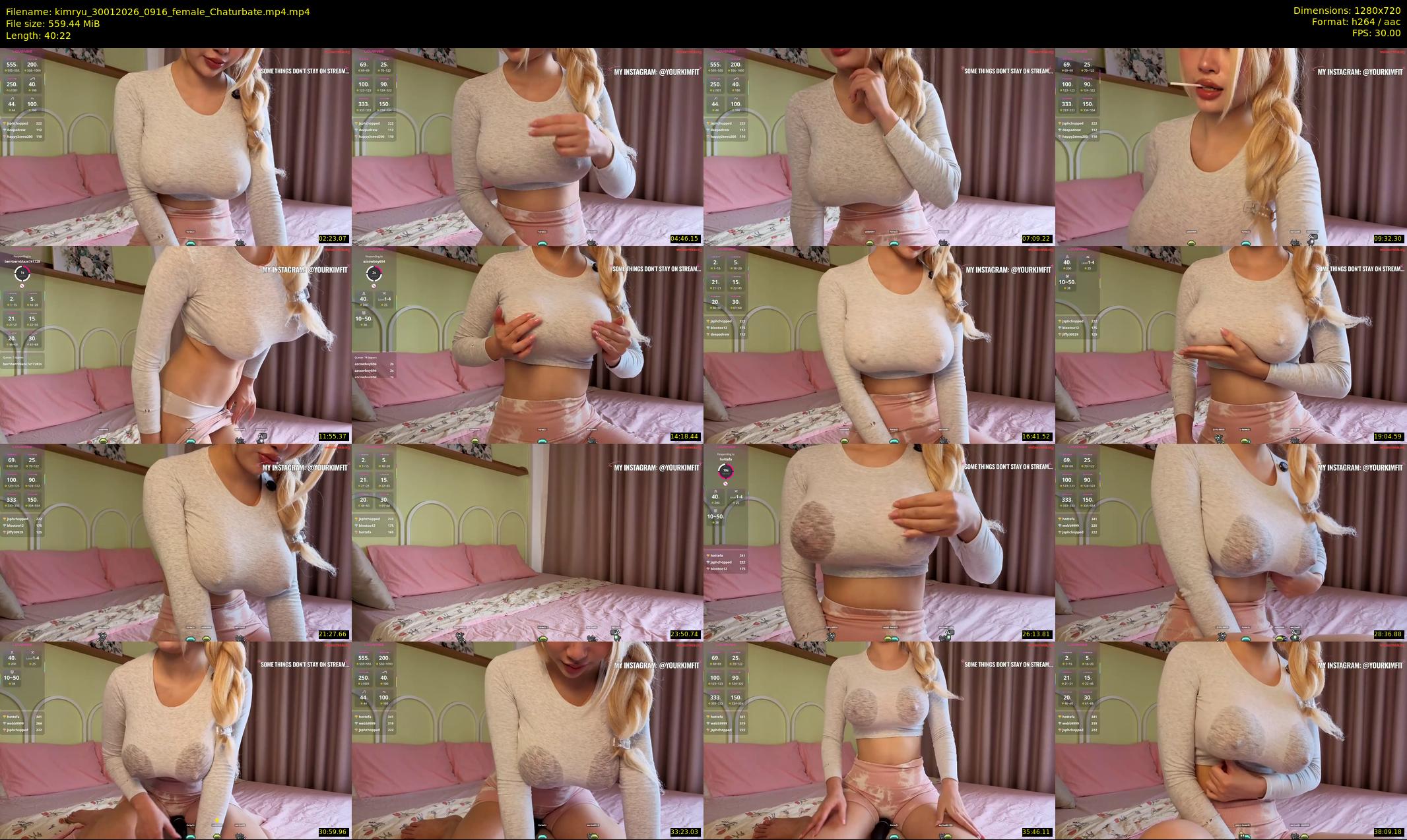 kimryu — 41 minute Chaturbate female cam show recording, 720p, Jan 30, 2026