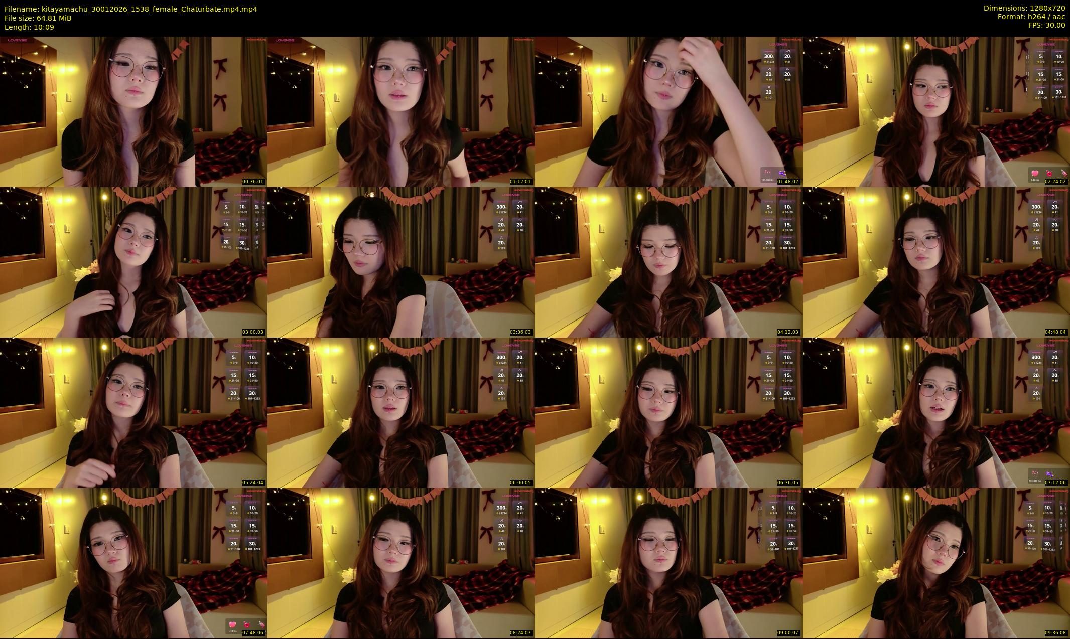 kitayamachu — 11 minute Chaturbate female cam show recording, 720p, Jan 30, 2026