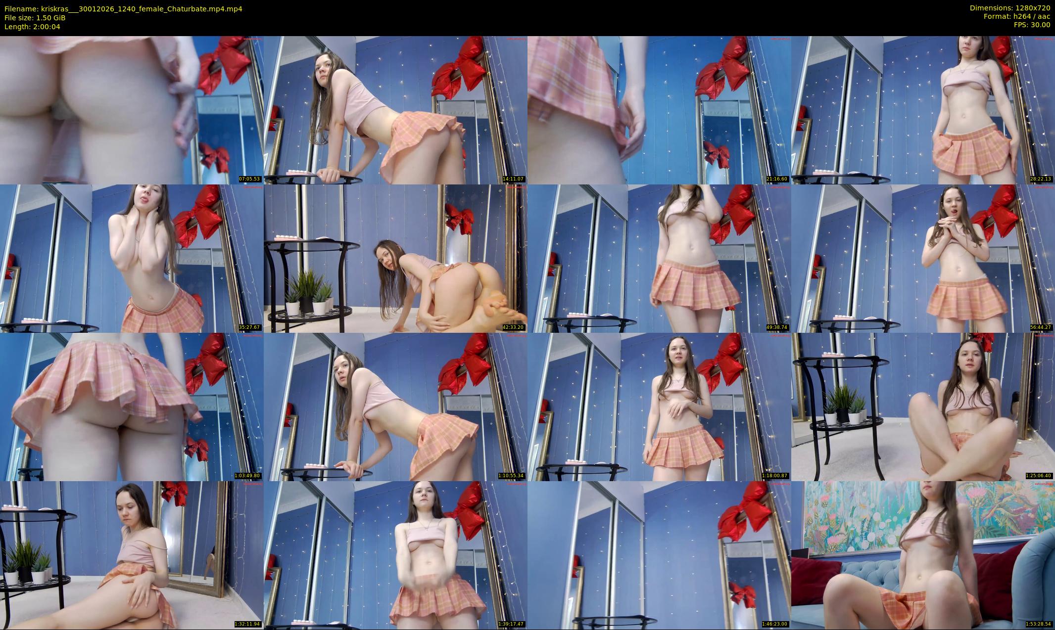 kriskras__ — 121 minute Chaturbate female cam show recording, 720p, Jan 30, 2026