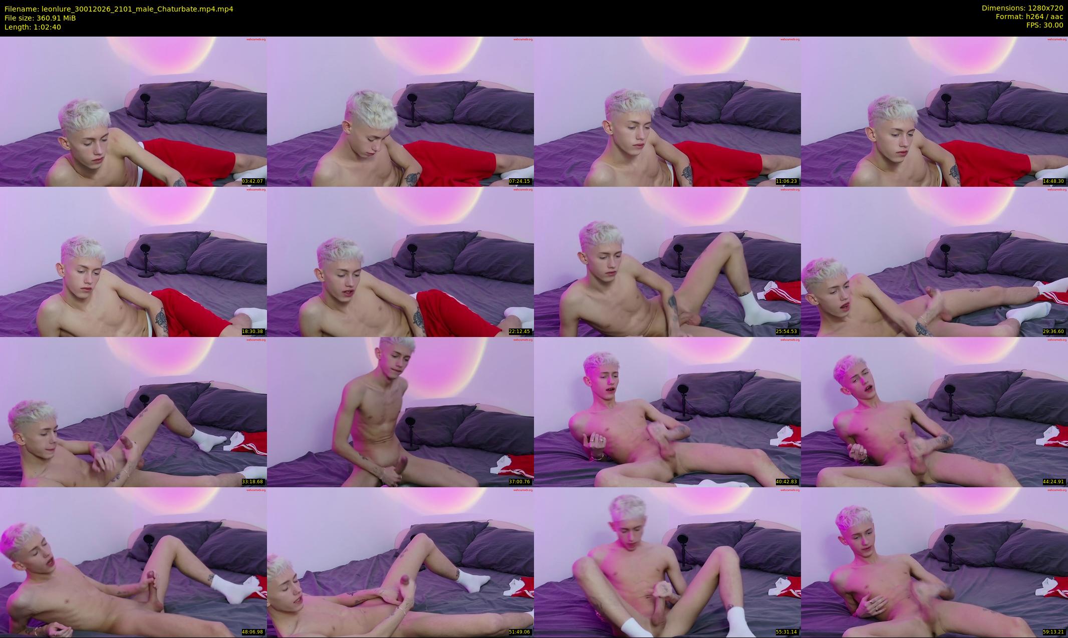 leonlure — 63 minute Chaturbate male cam show recording, 720p, Jan 30, 2026