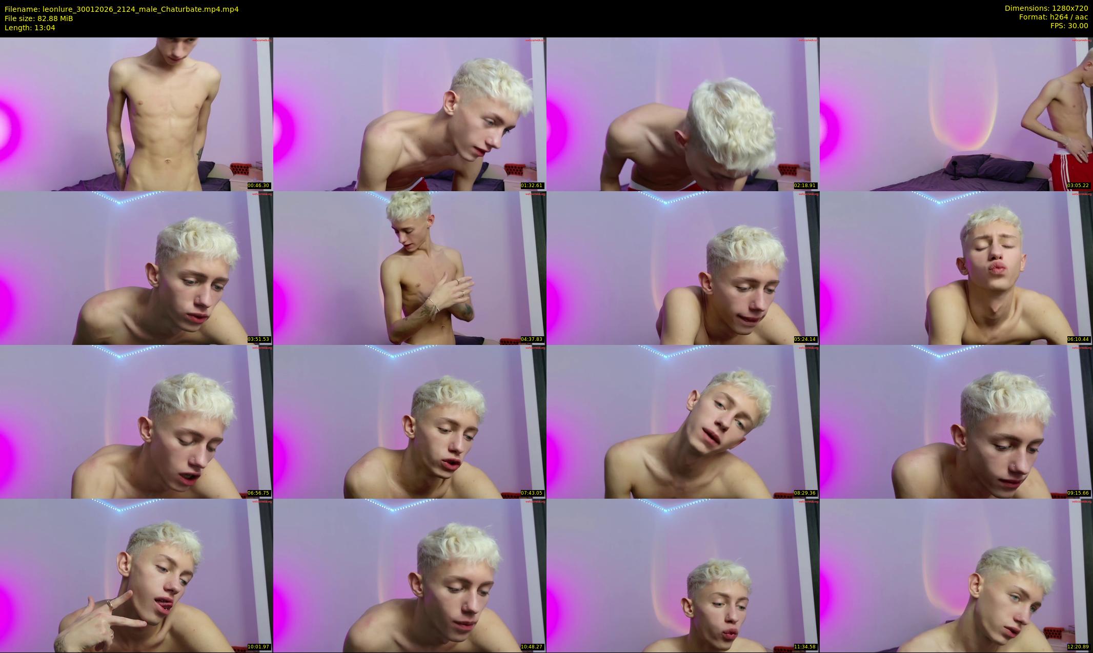 leonlure — 14 minute Chaturbate male cam show recording, 720p, Jan 30, 2026