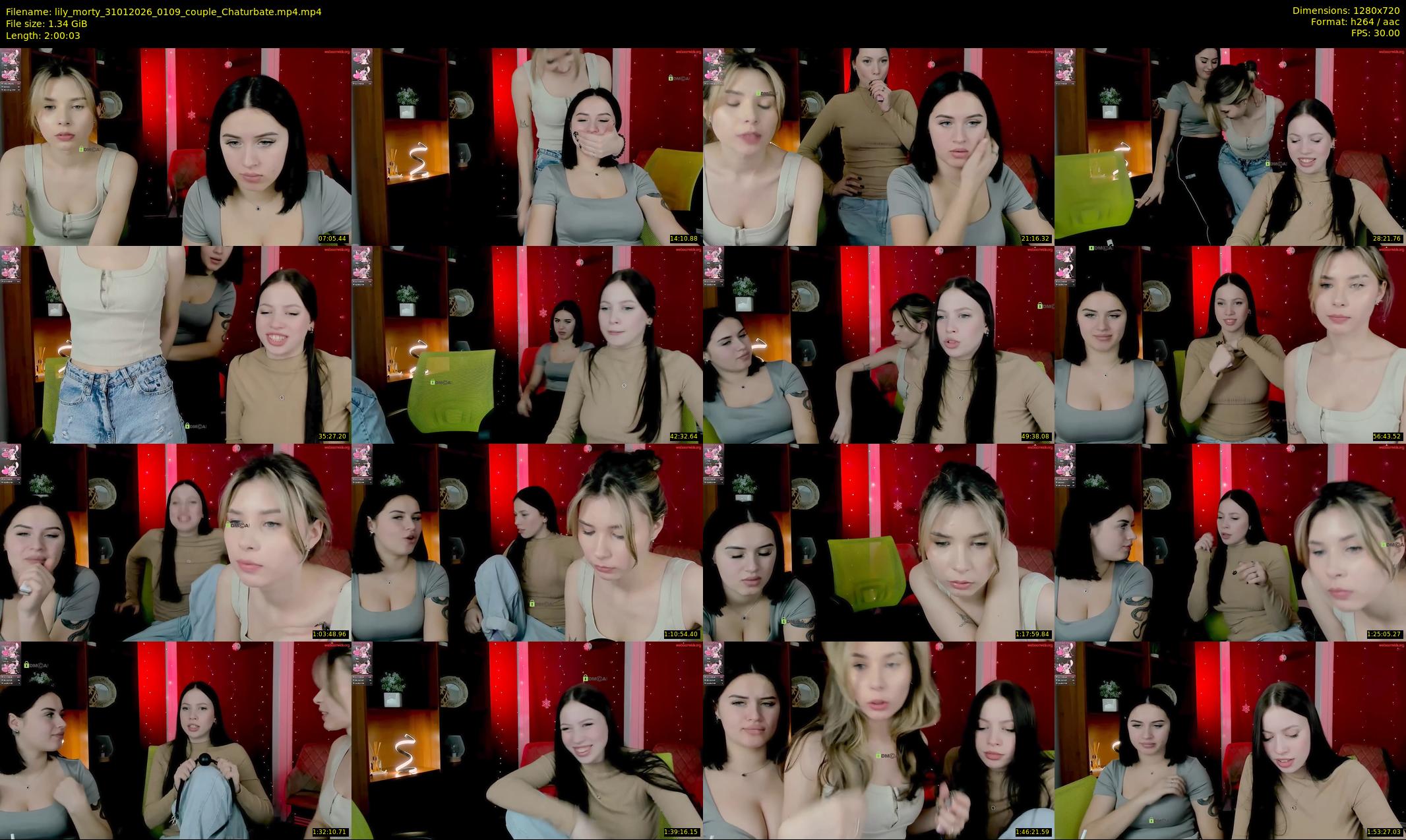 lily_morty — 121 minute Chaturbate couple cam show recording, 720p, Jan 31, 2026