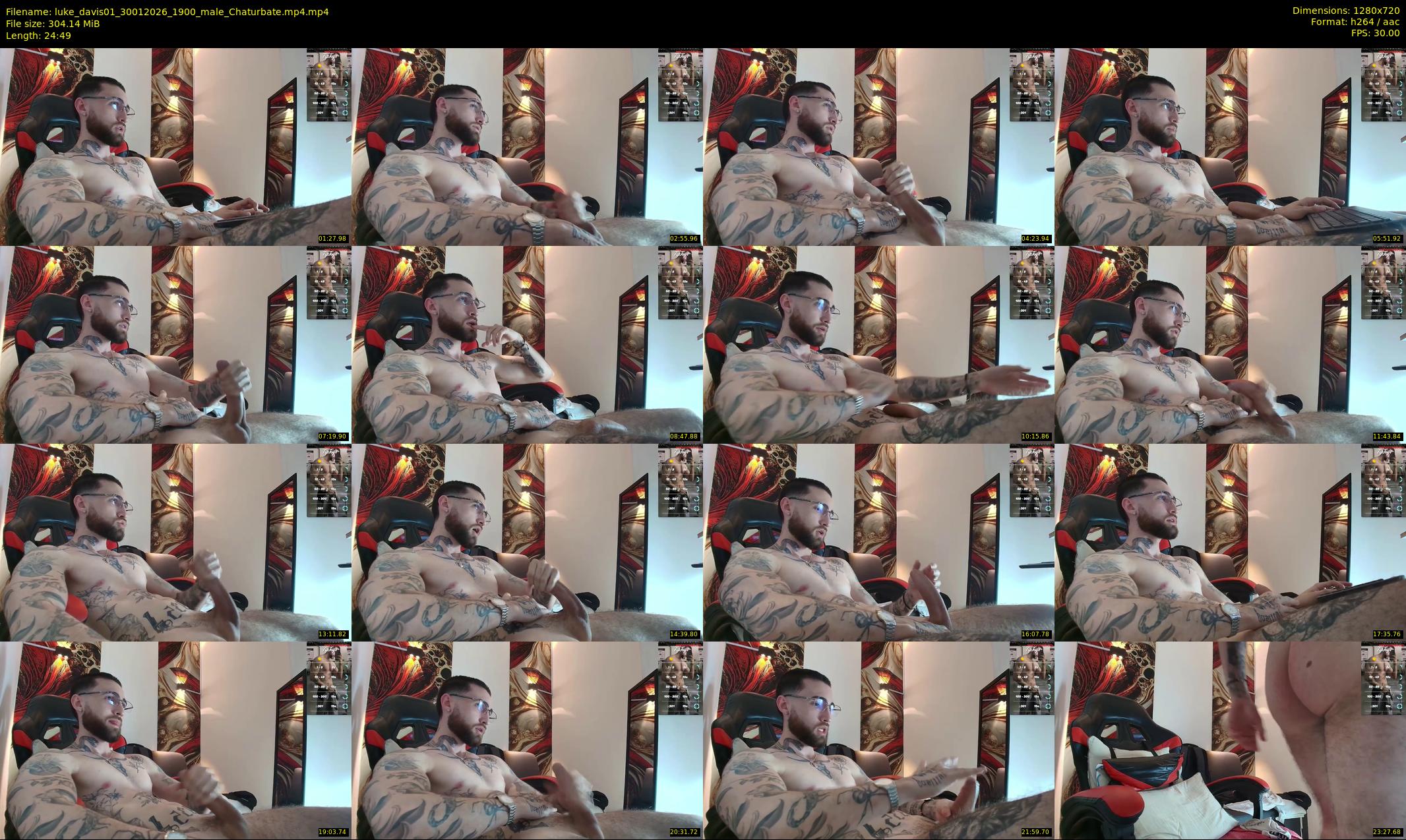 luke_davis01 — 25 minute Chaturbate male cam show recording, 720p, Jan 30, 2026