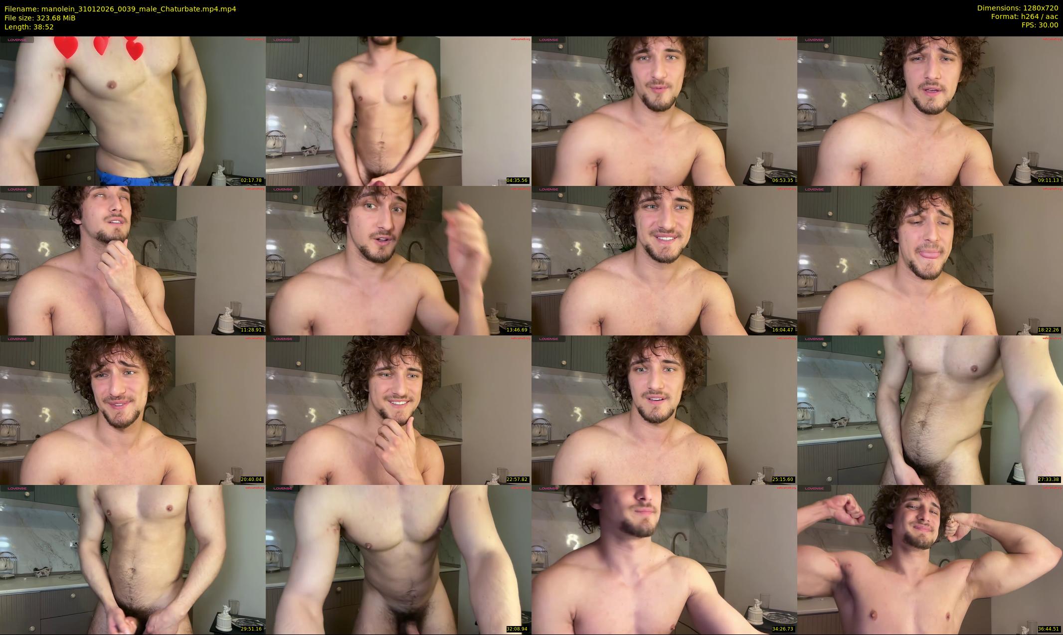 manolein — 39 minute Chaturbate male cam show recording, 720p, Jan 31, 2026