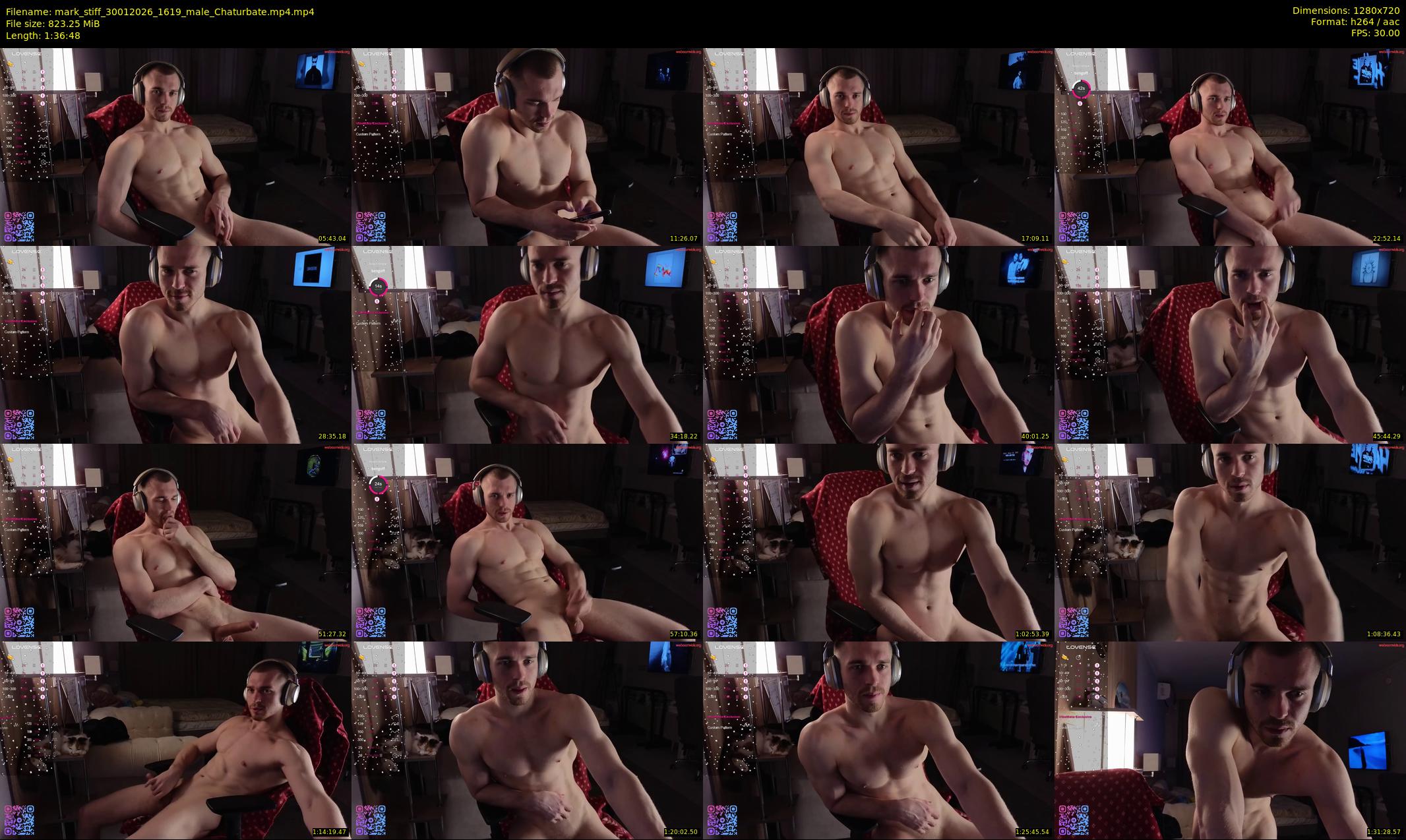 mark_stiff — 97 minute Chaturbate male cam show recording, 720p, Jan 30, 2026