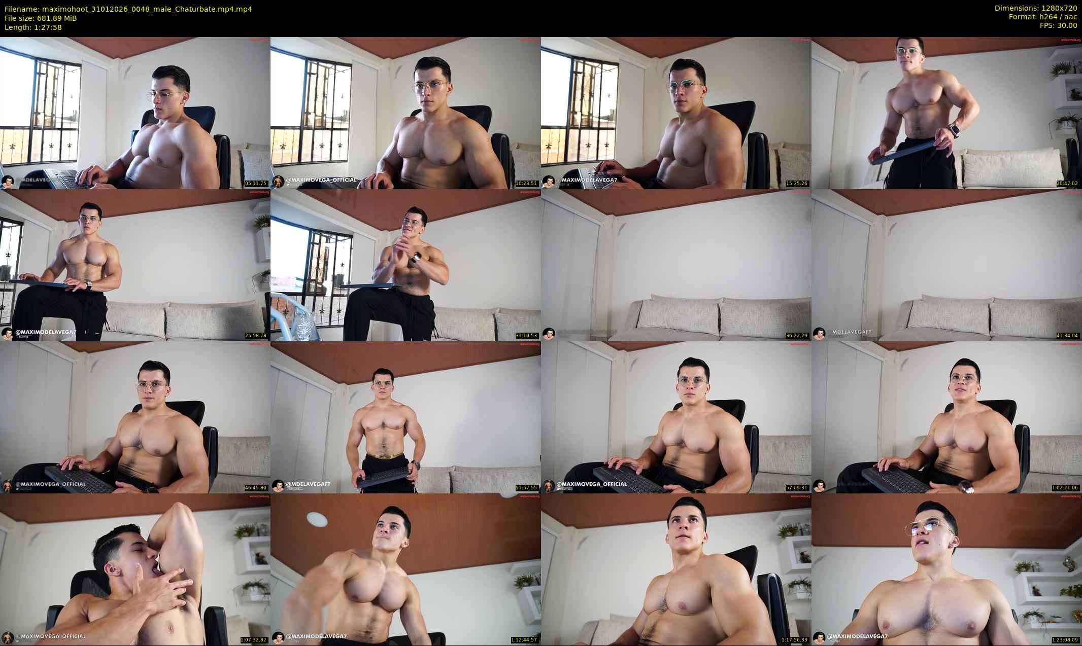 maximohoot — 88 minute Chaturbate male cam show recording, 720p, Jan 31, 2026