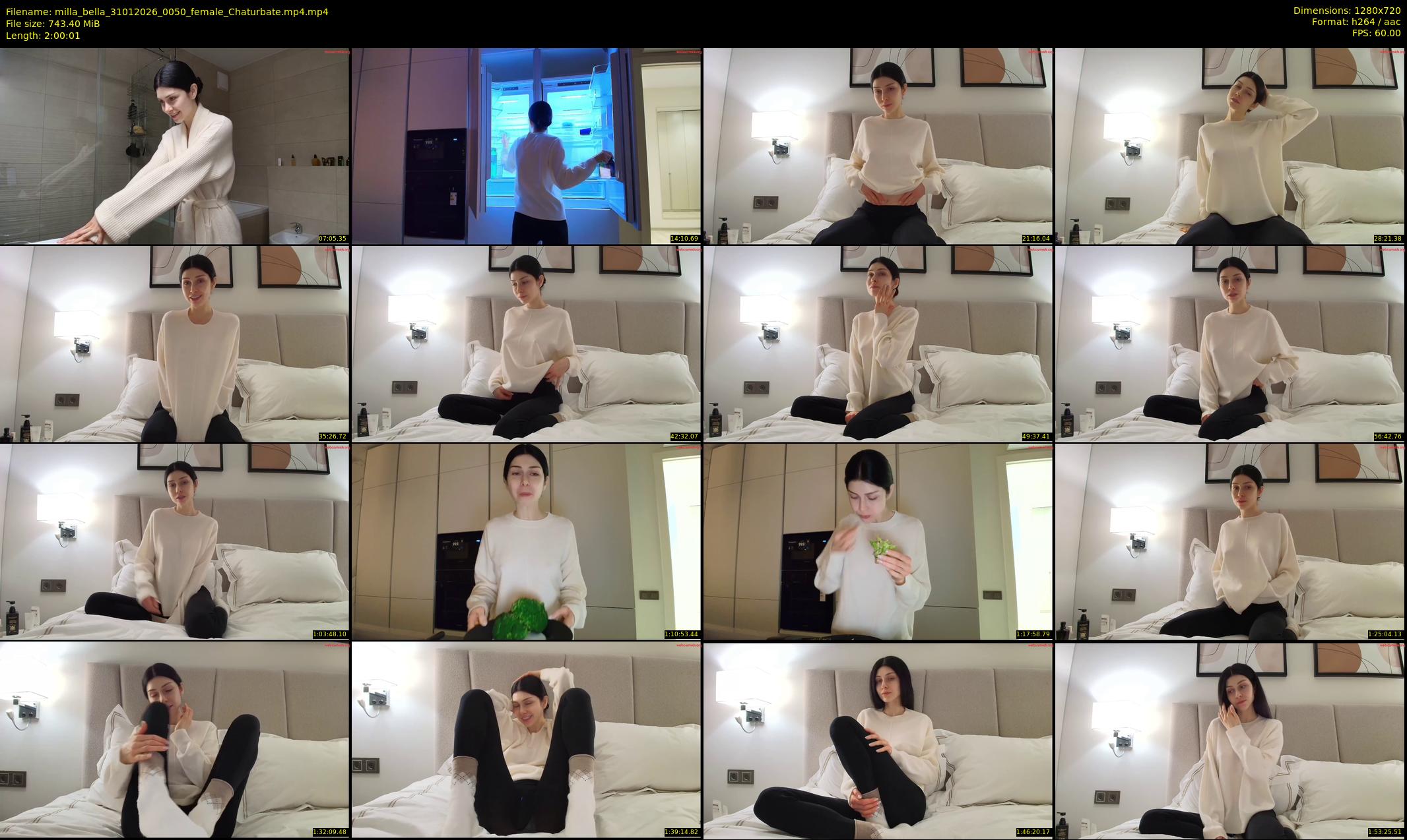 milla_bella — 121 minute Chaturbate female cam show recording, 720p, Jan 31, 2026