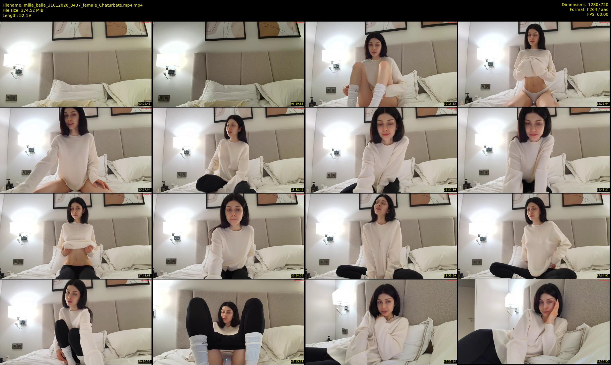 milla_bella — 53 minute Chaturbate female cam show recording, 720p, Jan 31, 2026