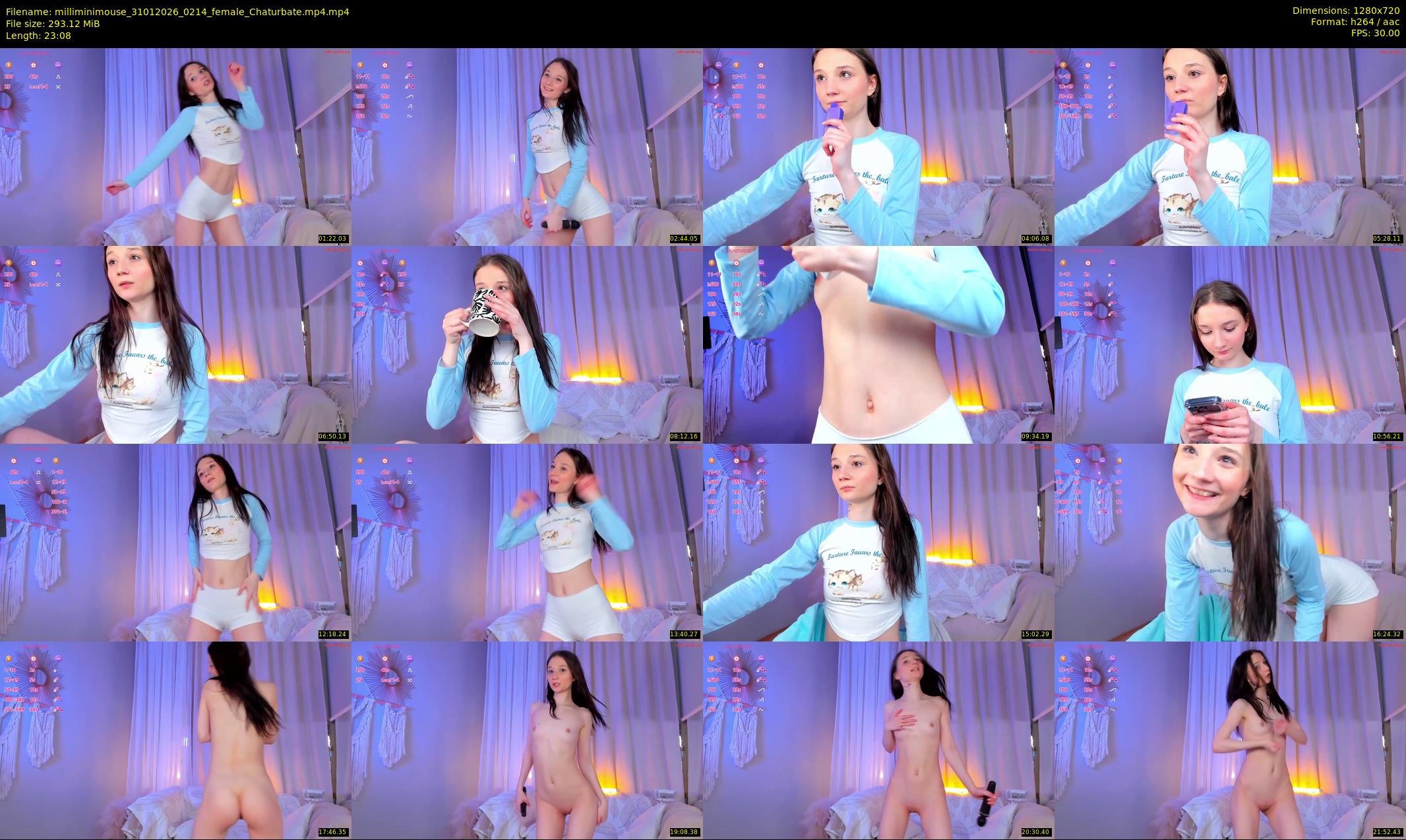 milliminimouse — 24 minute Chaturbate female cam show recording, 720p, Jan 31, 2026
