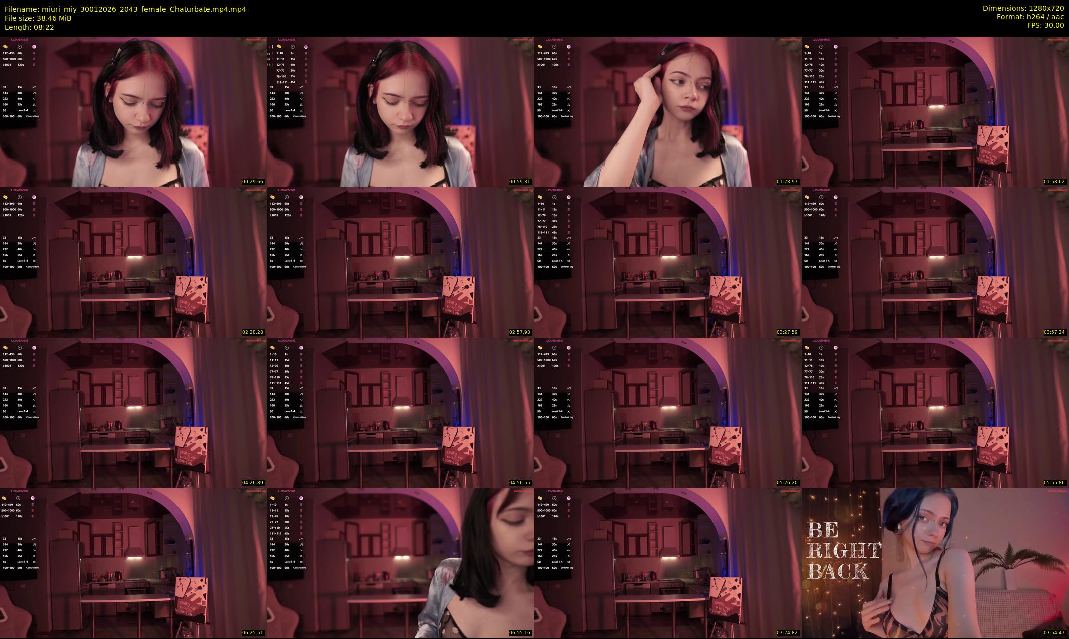 miuri_miy — 9 minute Chaturbate female cam show recording, 720p, Jan 30, 2026