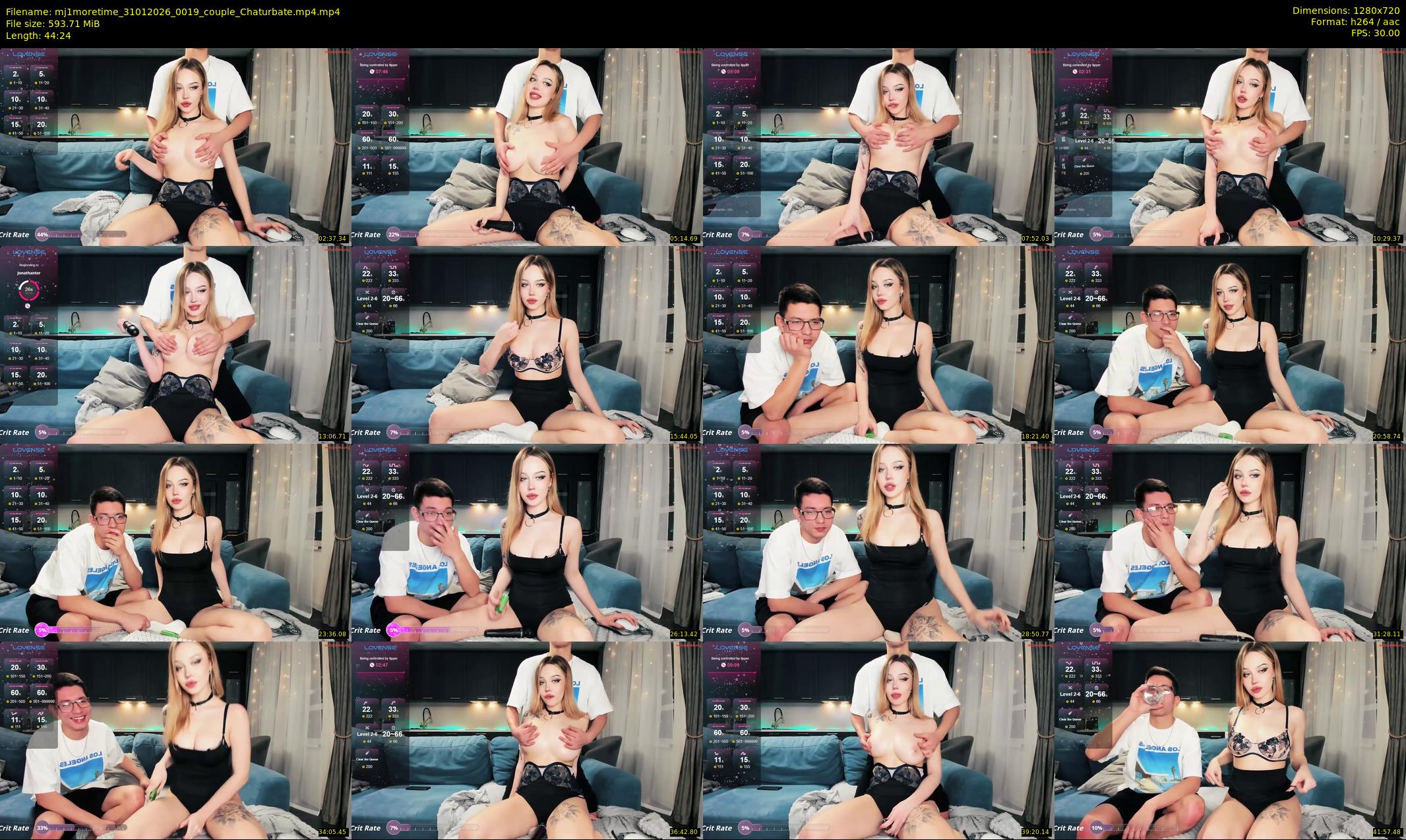 mj1moretime — 45 minute Chaturbate couple cam show recording, 720p, Jan 31, 2026