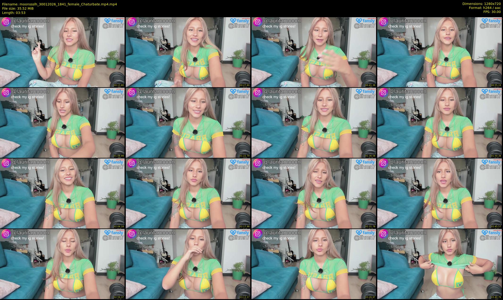 moonssslh — 4 minute Chaturbate female cam show recording, 720p, Jan 30, 2026