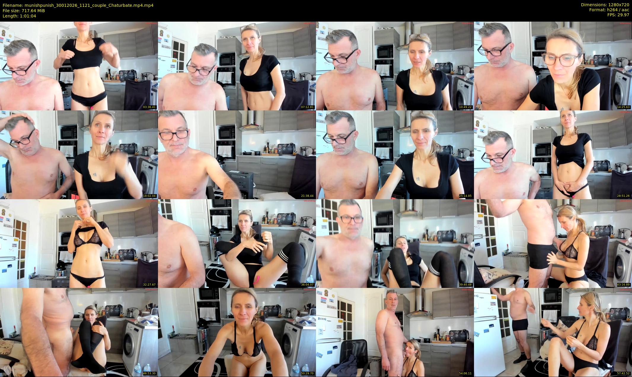 munishpunish — 62 minute Chaturbate couple cam show recording, 720p, Jan 30, 2026