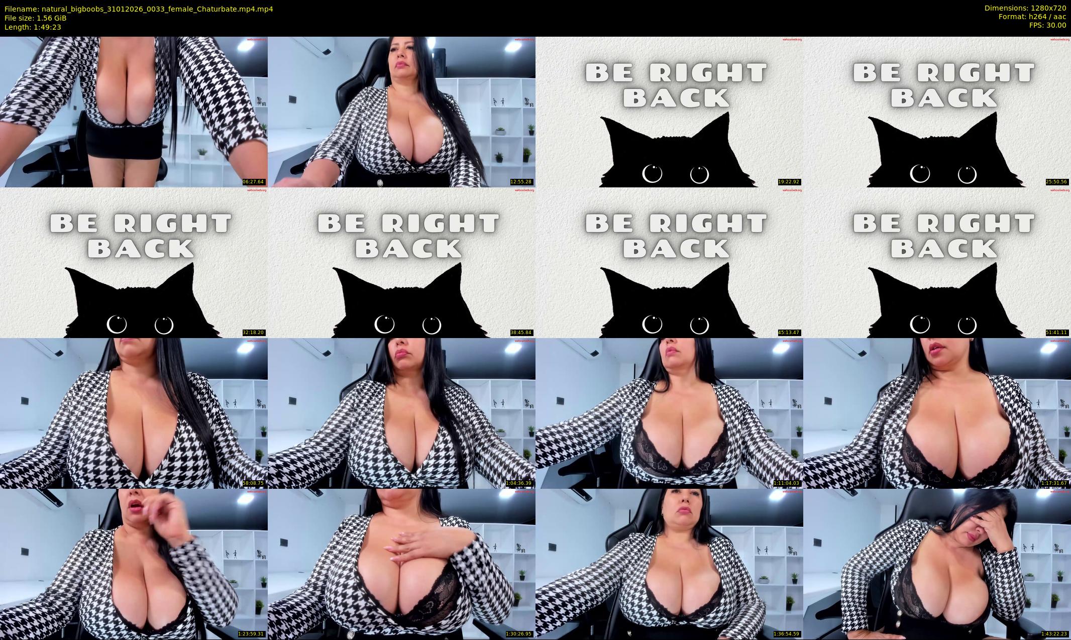 natural_bigboobs — 110 minute Chaturbate female cam show recording, 720p, Jan 31, 2026