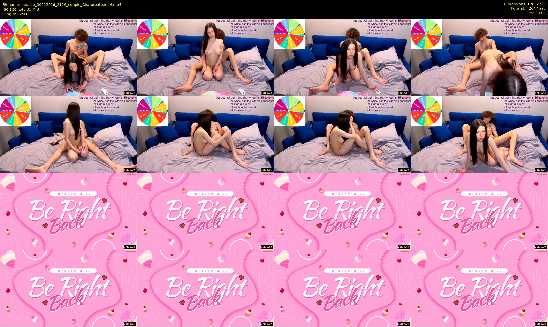neocbb — 33 minute Chaturbate couple cam show recording, 720p, Jan 30, 2026