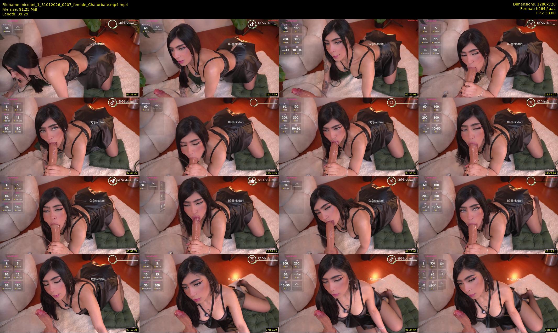 nicdani_1 — 10 minute Chaturbate female cam show recording, 720p, Jan 31, 2026